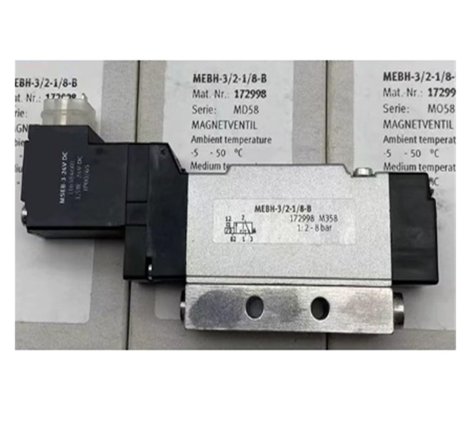 LEOTNNDQ Electromagnetic Valve MEBH-3/2-1/8-P-B-230AC 173098