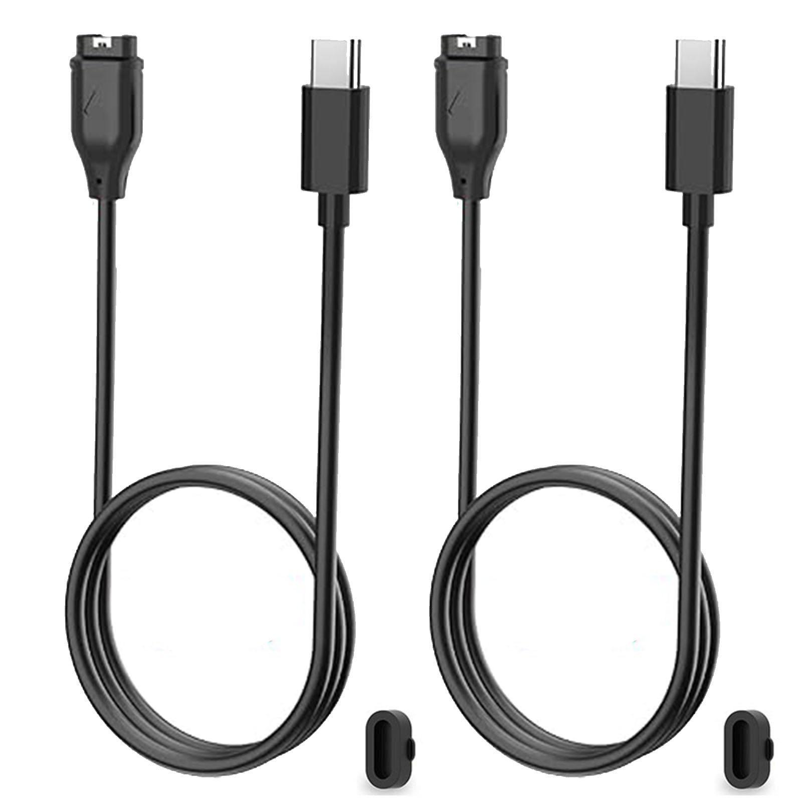 Xininyia USB C Charging Cable Compatible for Garmin Venu 4 45mm/41mm, [2-Pack] Type-C Chargers with Charger Port Protector