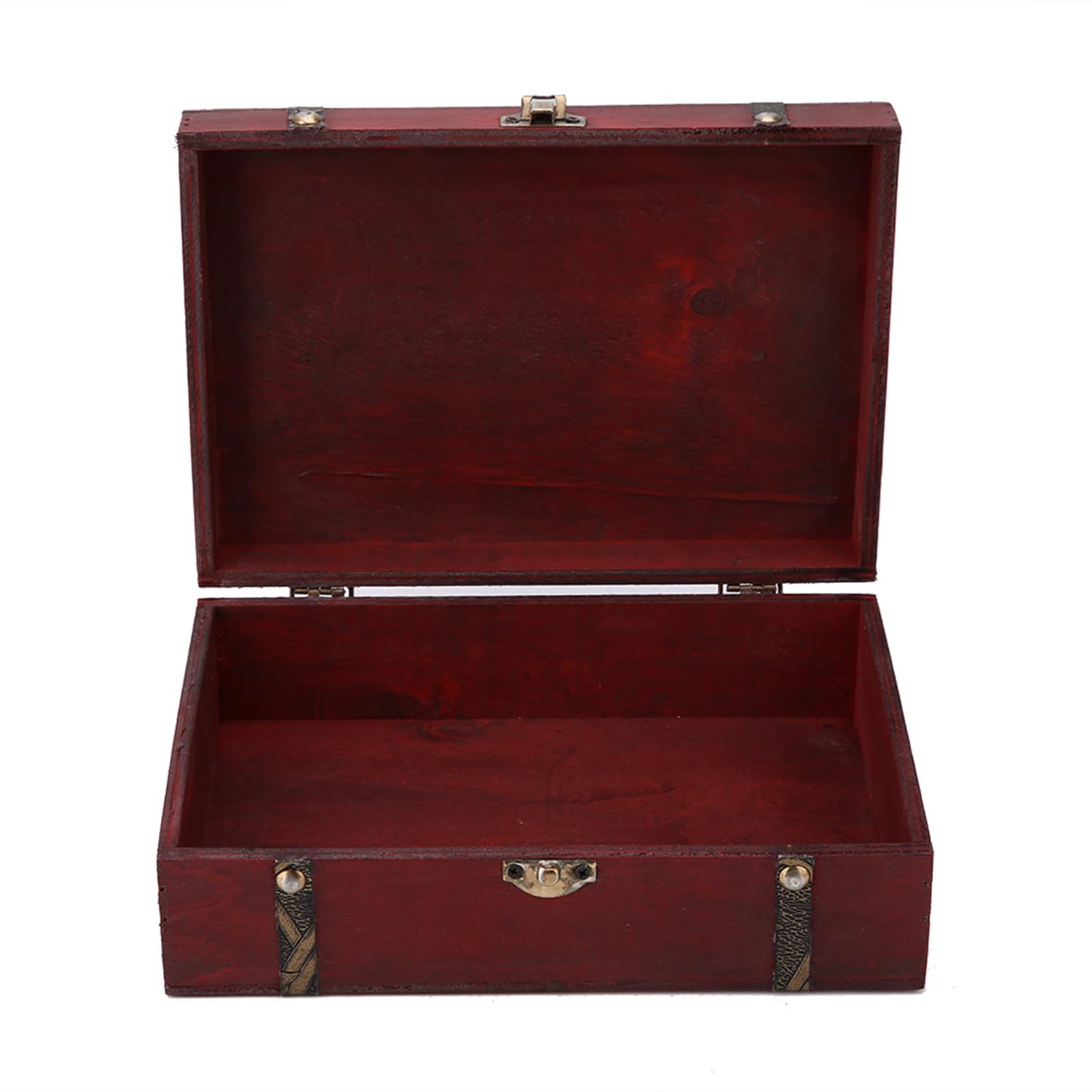 Vintage drewniane pudełko do przechowywania biżuterii wykwintne Retro organizer etui na prezent do sypialni salonu