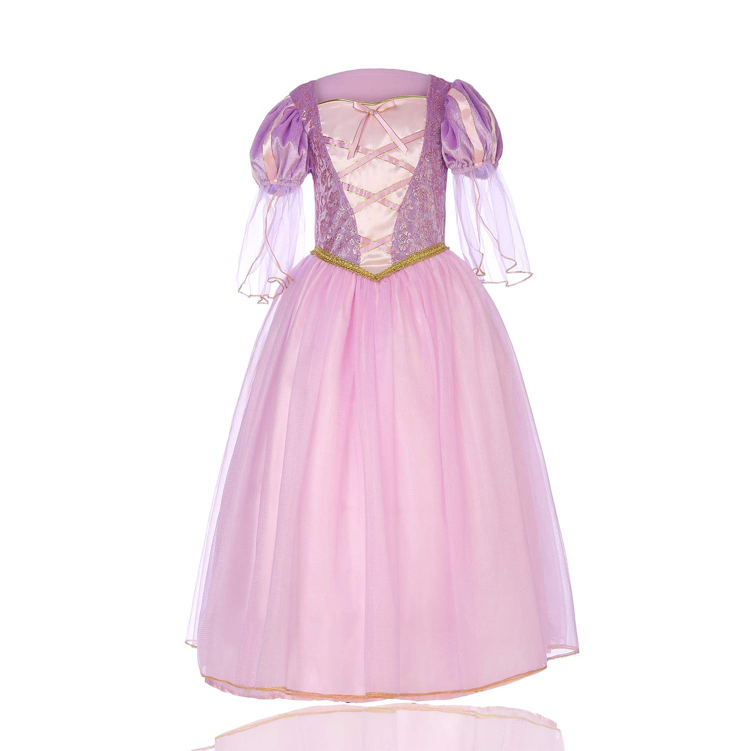 SPUNICOS Deluxe Princess Costume Dress with and without Accessories Options Available