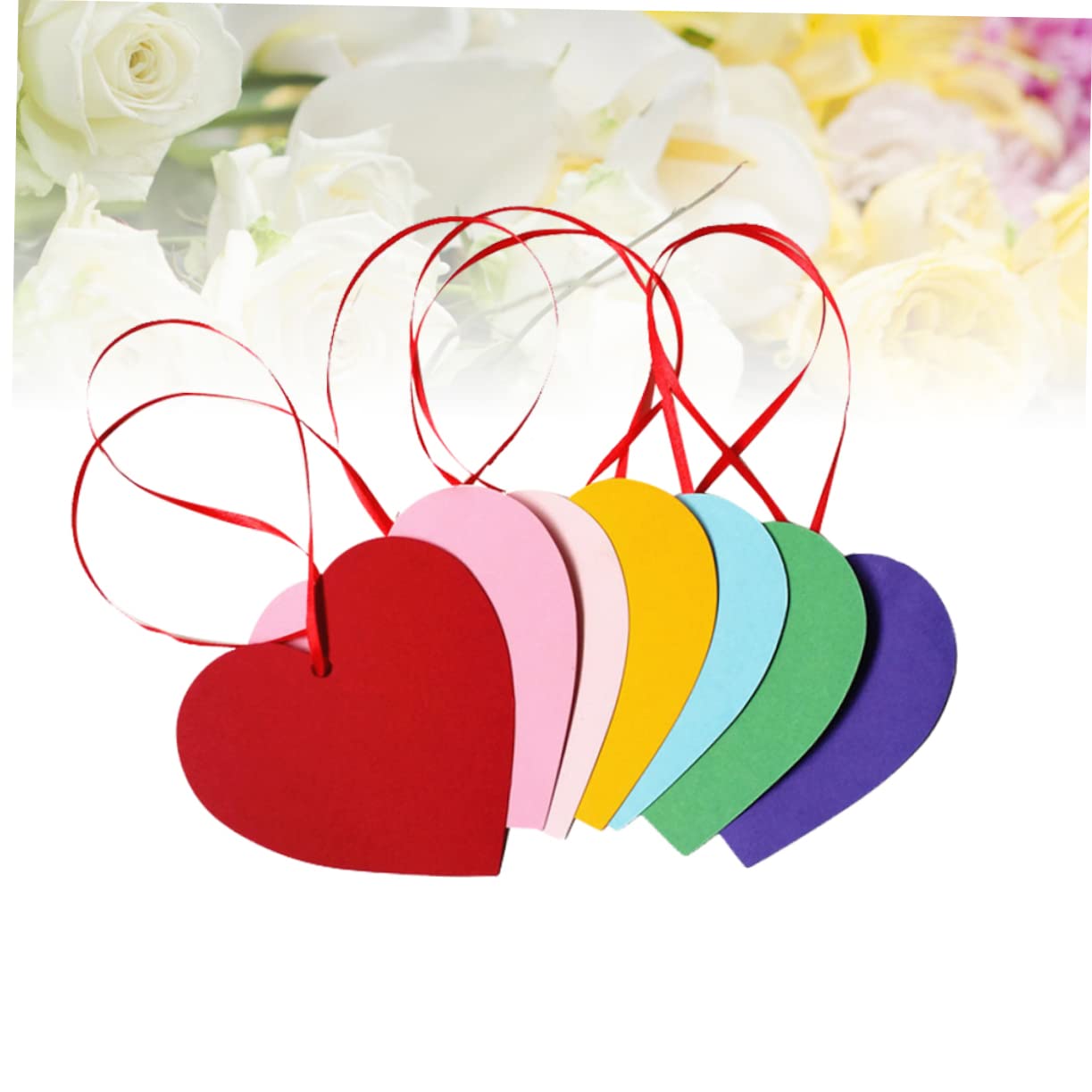 STOBOK 150 Stk Hochzeitskarten Babygeschenke Für Babys Baby-geschenk Hochzeitsbanner-karte Grußkarten-sortiment Weihnachtsgeschenkanhänger Aus Papier Karte in Herzform Erntedankfest-karte