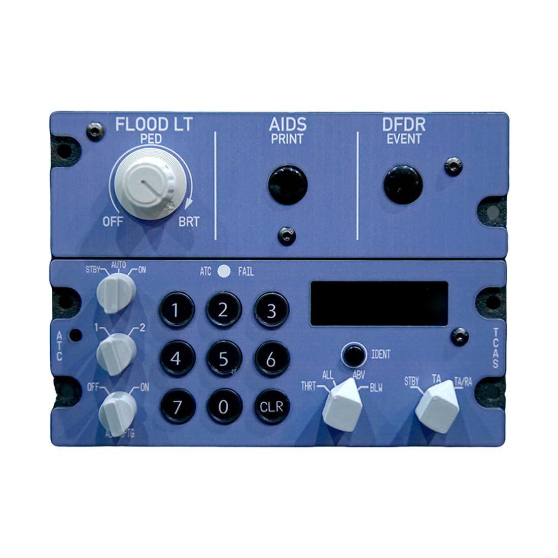Torquino Rowsfire A113 1/1 Scale A32X/A33X/A35X CKPT-LT+DFOR+ATC Integrated Panel for MSFS 2020/2024 X-Plane - Compatible with FENIX, FBW, INibuild Toliss - Windows Flight Sim Home Cockpit