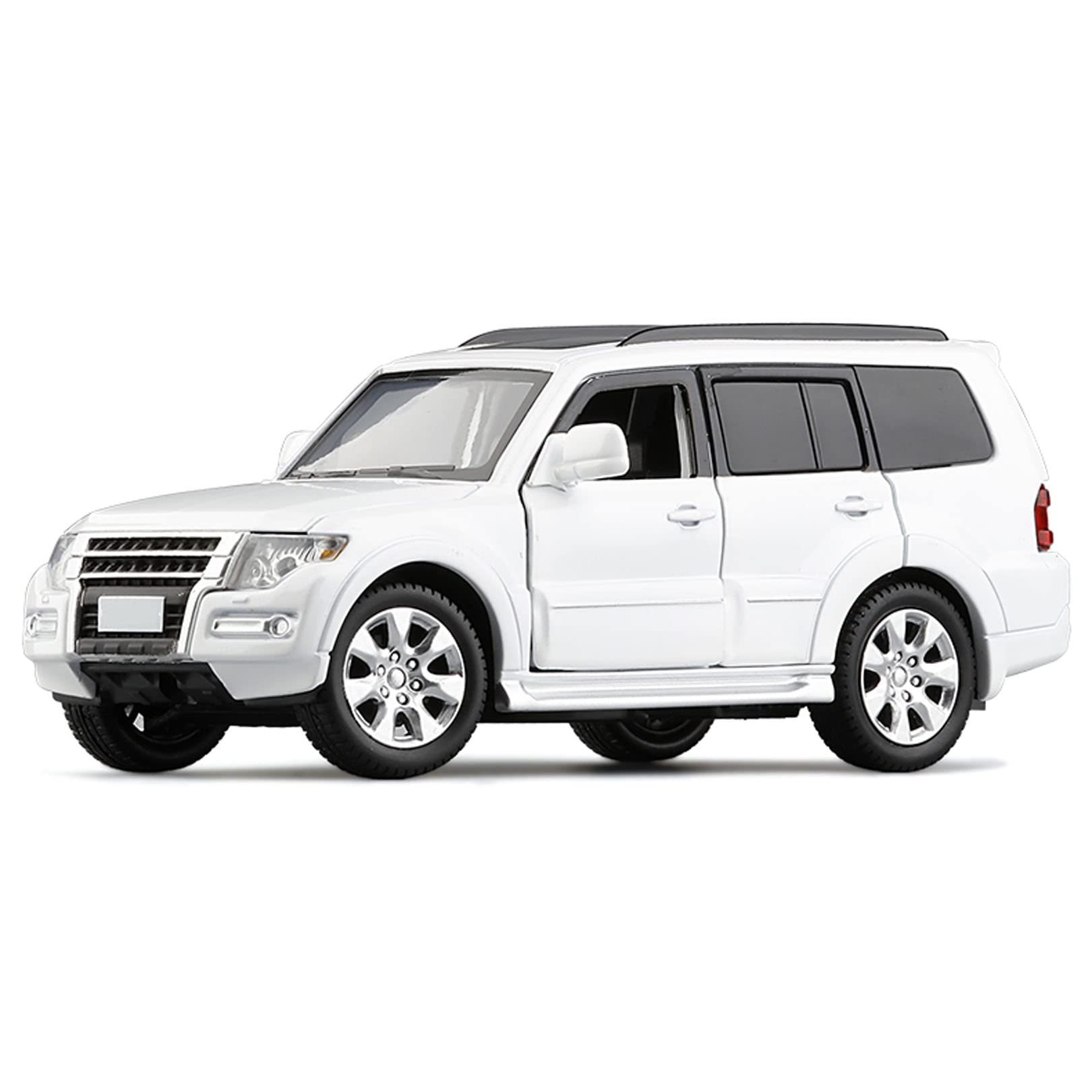 Modellino Auto In Scala 1/32 Mitsubishi Pajero V97 In Lega | Con Sterzo E Ruote In Gomma | Collezione, Decorazione O Regalo
