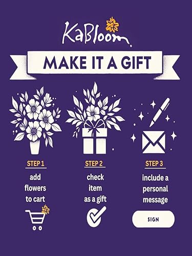 Miniatura 7 de KaBloom Prime Next Day Delivery - Colección Hollywood, ramo rosa de Barbie de 10 lirios Stargazer rosas con jarrón. Regalo para cumpleaños,