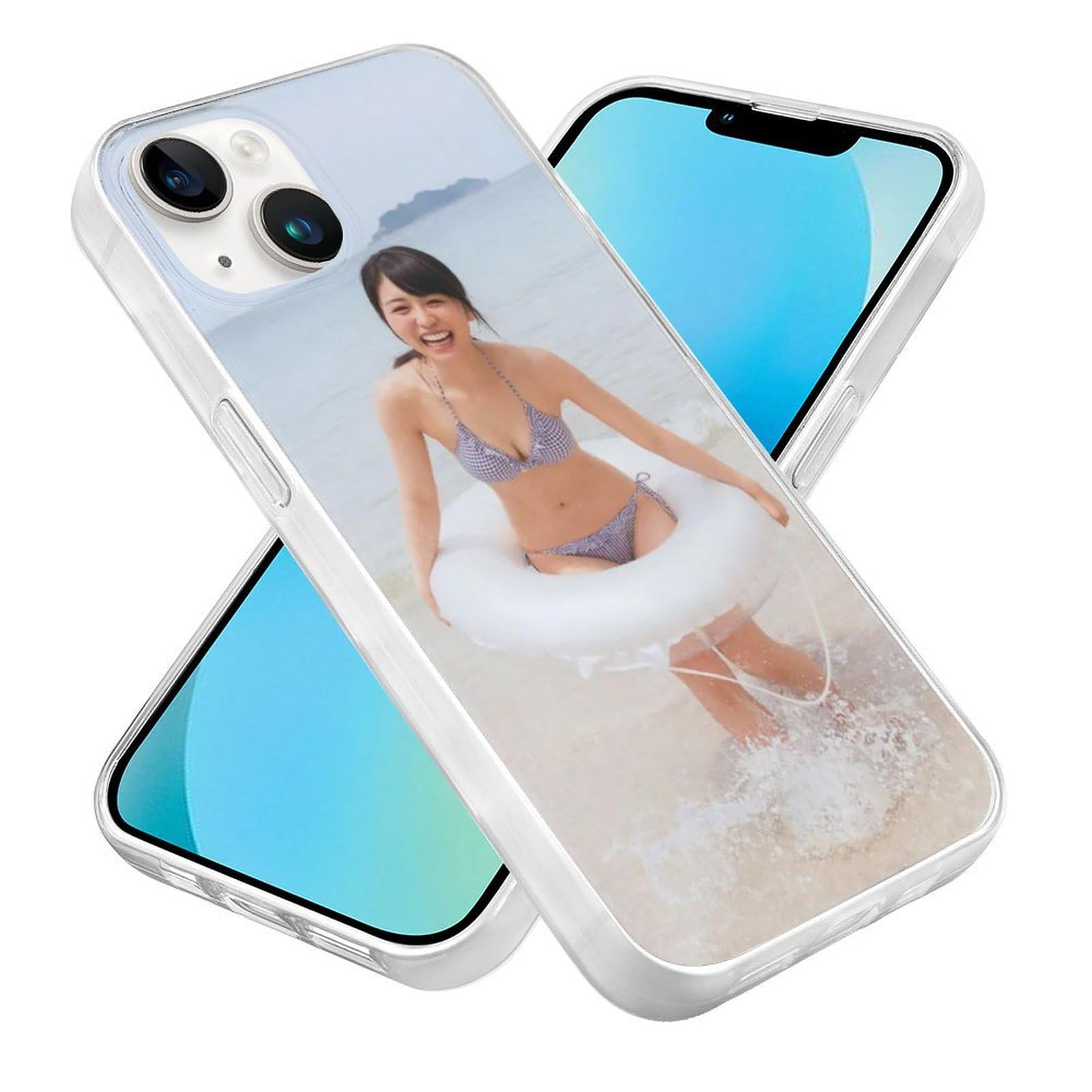 Amazon.co.jp: iPhone 14用 ケース 長濱ねる 水着 スマホケース 耐衝撃