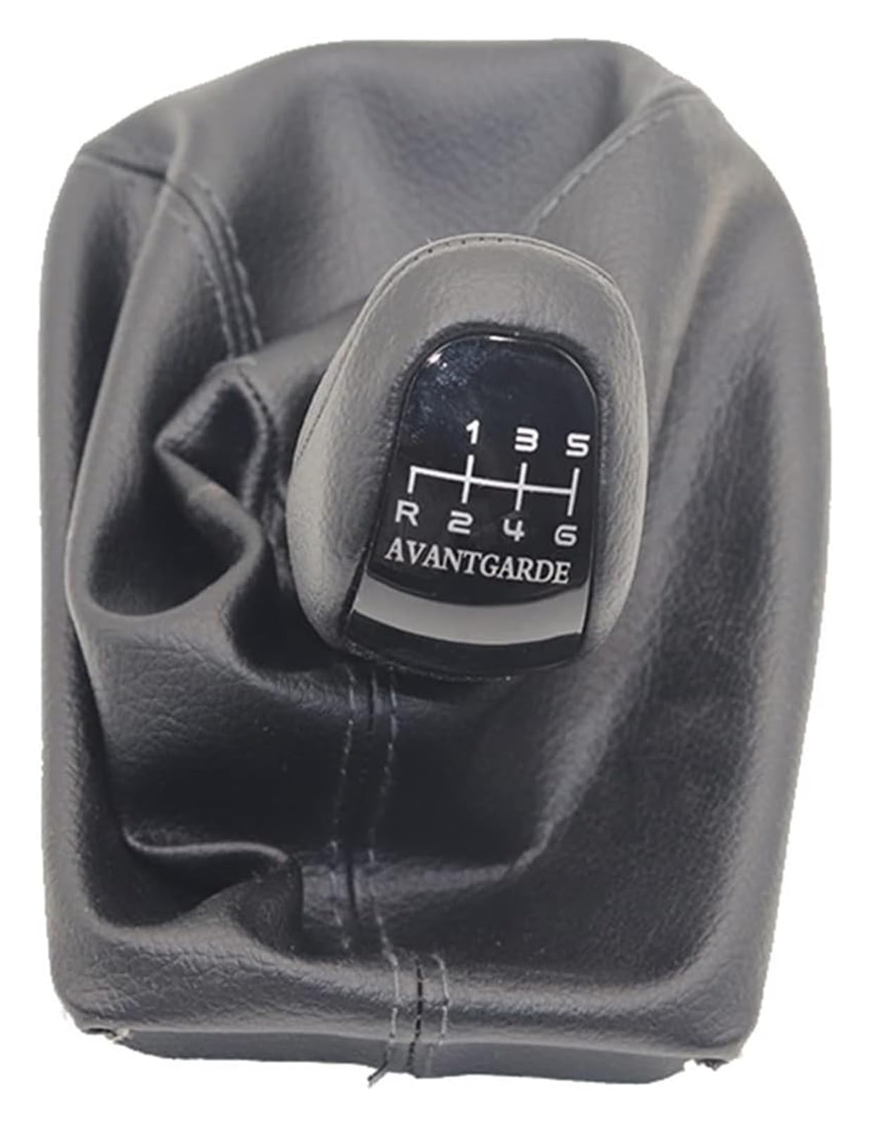 UTONGMU Manual Gear Shift Knob for Benz W203 W204 W209 Car Gear Shift Knob Automatic with Black Leather Boot