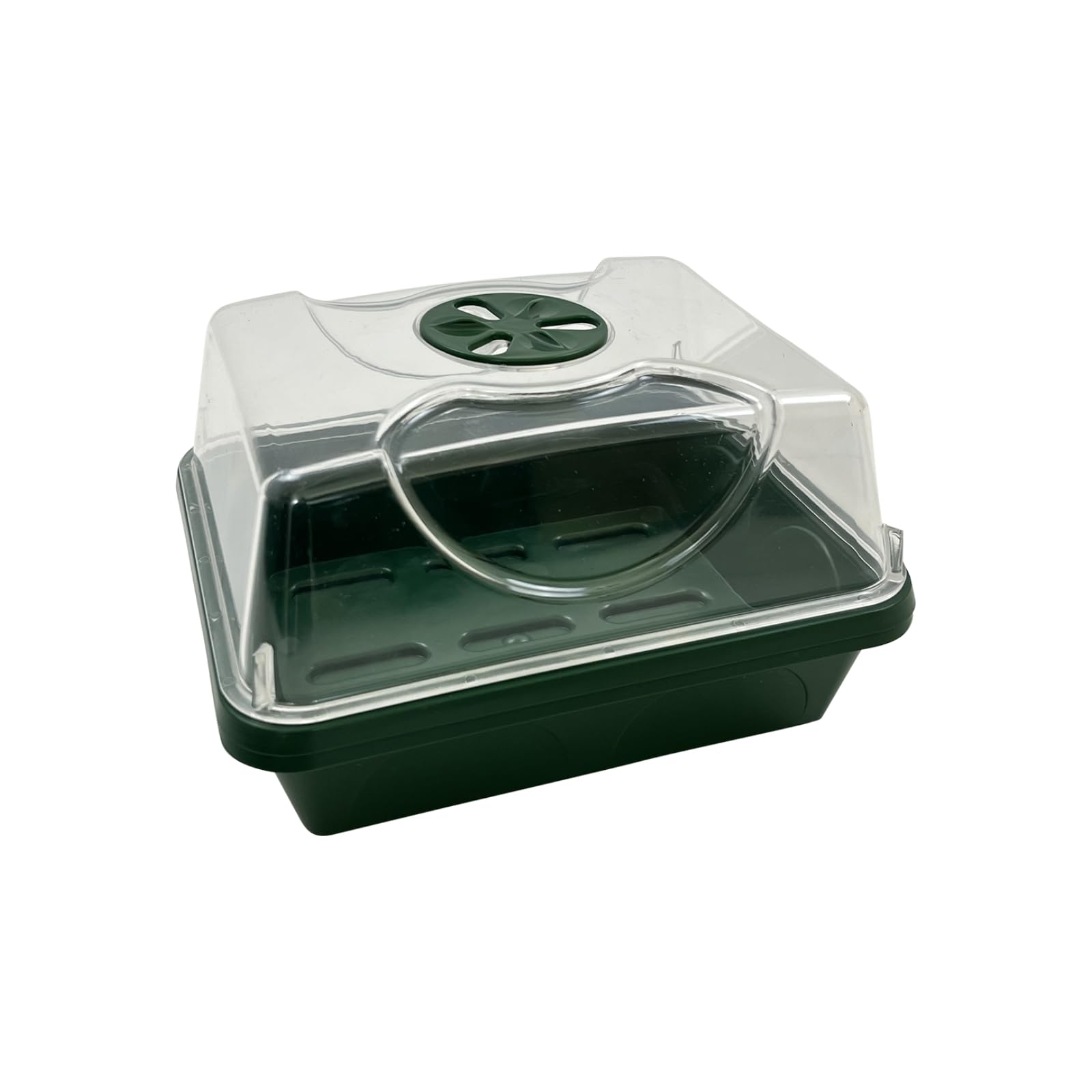 Oakland Gardens Small Seed Propagator with Shatterproof Lid – Adjustable Ventilation, UV-Stable, Durable Plastic | Ideal for Seed Germination & Plant Growth | 21x17.5x11.5cm |Pack of 1