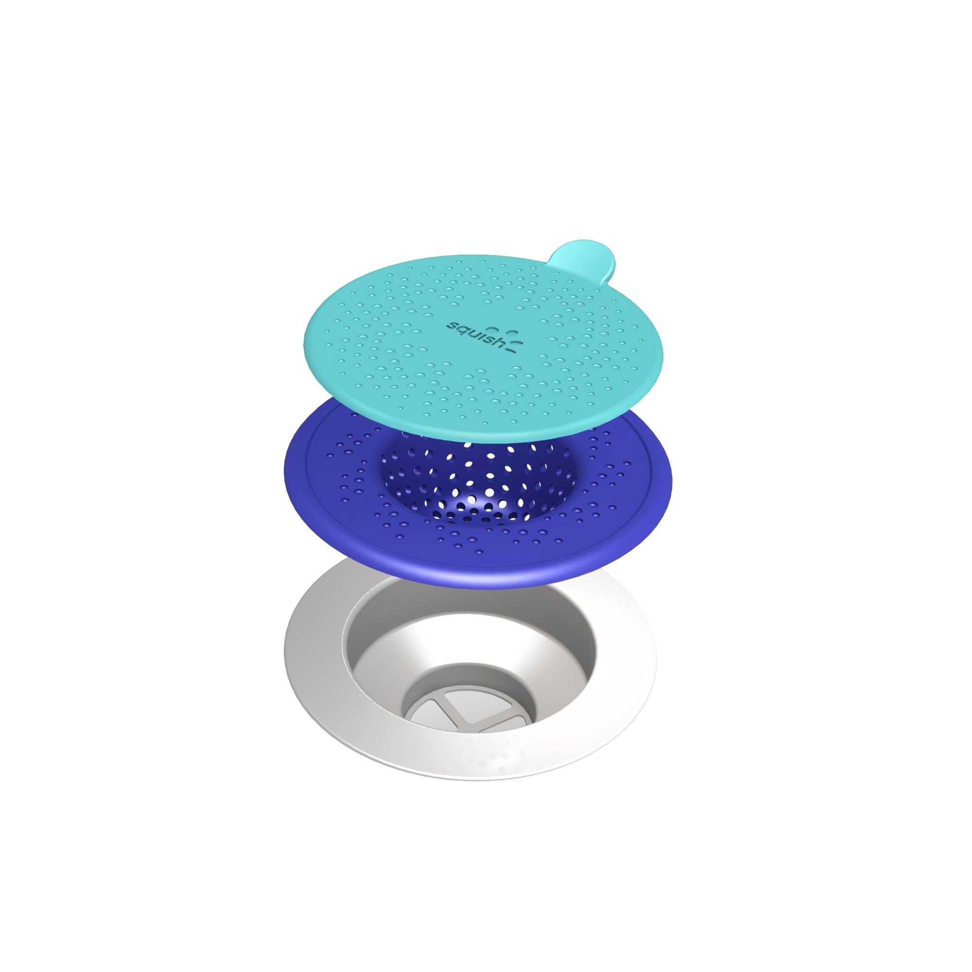 BLU Squis Sink Strainer, Blue