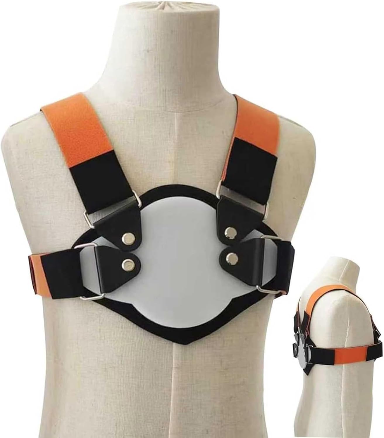 COYEUX Pectus Carinatum Orthosis Brace, Adjustable Pigeon Chest Orthosis Support, Pigeon Chest Support for Adult, Removable, for Congenital Pigeon Chest
