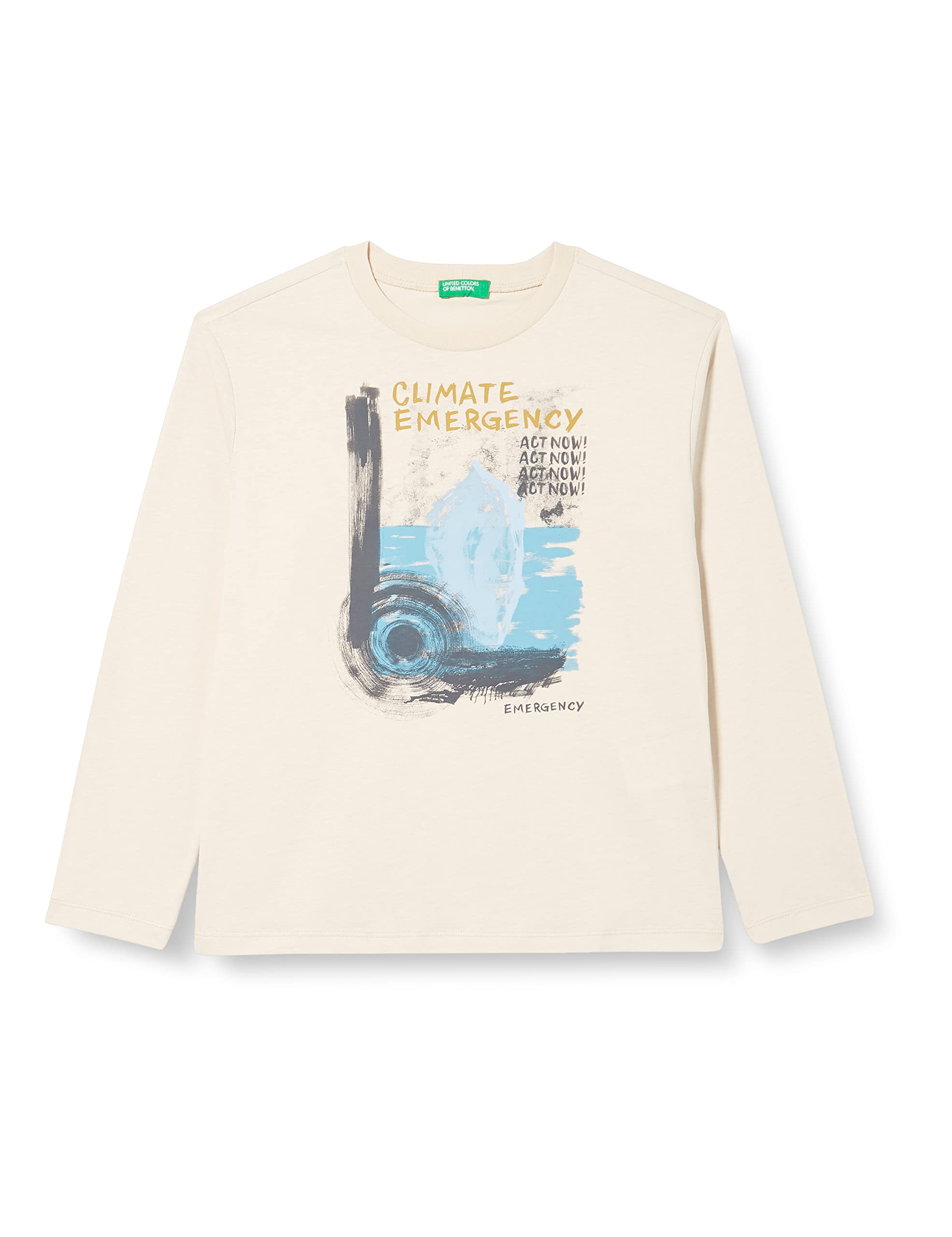 United Colors of Benetton Camiseta DE Manga Larga para Niños