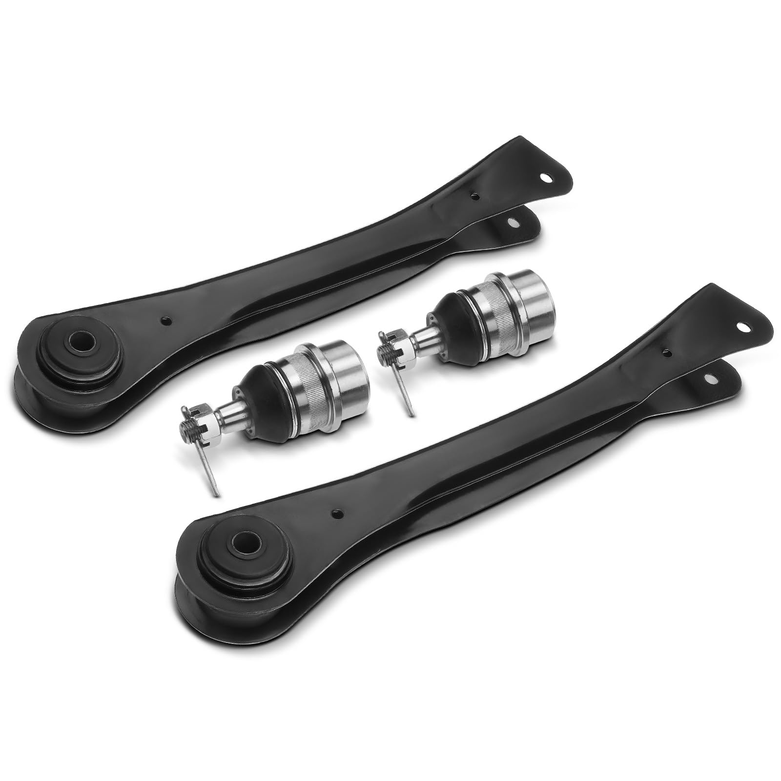 A-Premium 4Pcs Front Suspension Kit, Upper Control Arm Upper Ball Joint, Compatible with Jeep Grand Cherokee 1993-1998, Wrangler 1997-2006, Cherokee 1991-2001, TJ 1997-2006, Comanche 1991-1992