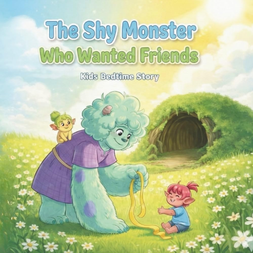 The Shy Monster Who Wanted Friends: A Gentle Bedtime Tale of Kindness, Courage, and Friendship