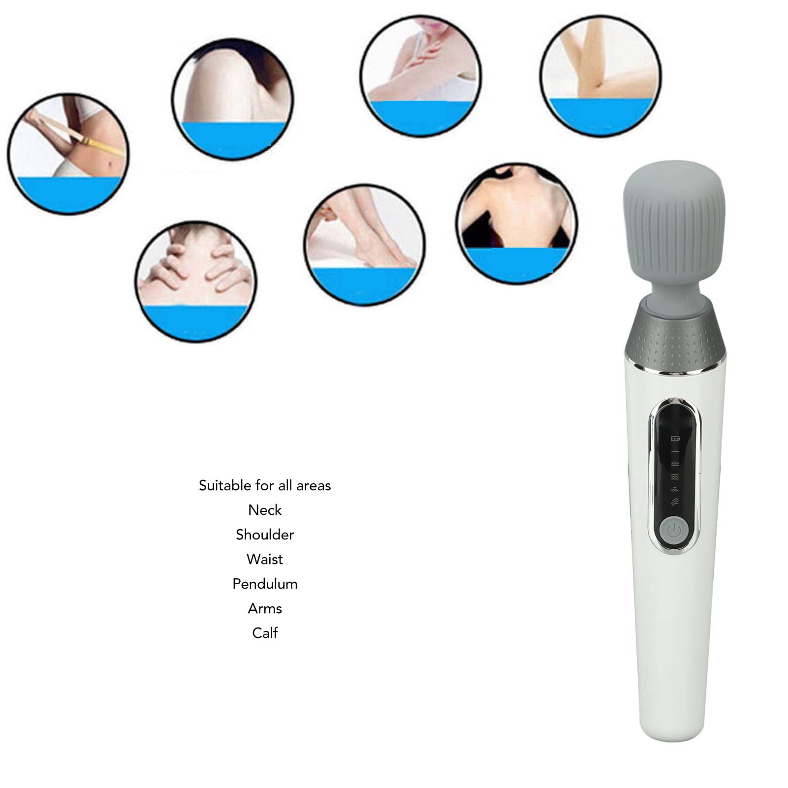 Vibromasseur de Massage Portable, Masseur Magntique de Charge tanche IPX6, Masseur de Tissus Profonds pour Cou paule Taille Jambe Pied Dos avec 5 Modes de Massage Vibrant sans : Amazon.fr: Hygine et Vibromasseur de Massage Portable, Masseur Magntique de Charge tanche IPX6, Masseur de Tissus Profonds pour Cou paule Taille Jambe Pied Dos avec 5 Modes de Massage Vibrant sans : Amazon.fr: Hygine et