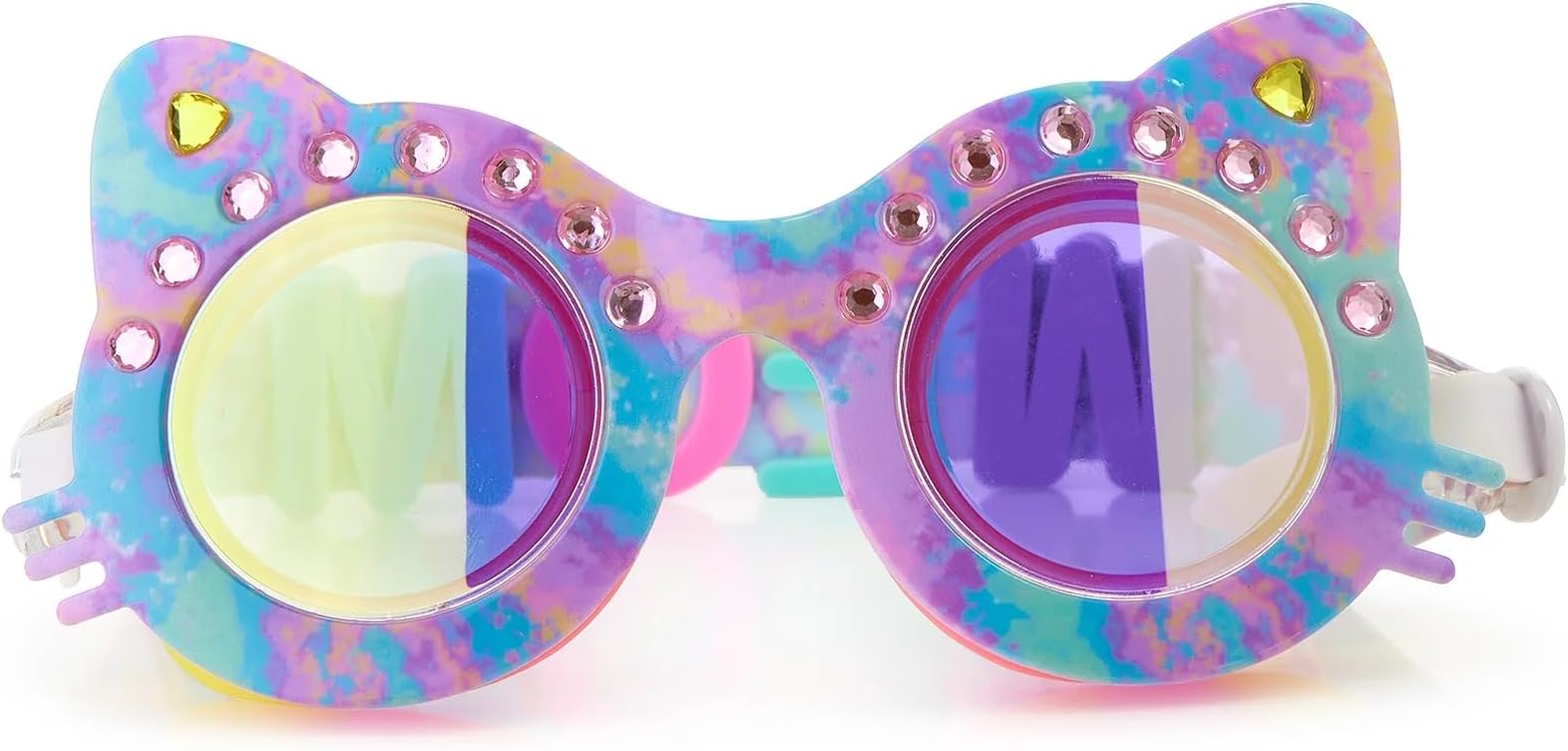 Kids Swimming Goggles 100% Silicone Anti Fog UV Protection - Pat the Cat - Cat Stevens 6-15 years