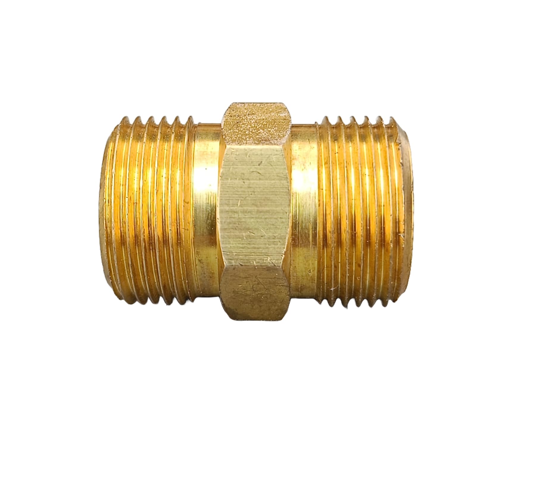 M22 Connector, 22mm Quick Connect Fitting for Pressure Washer Hose, Brass Coupling Adapter, High-Pressure Water Cleaning Tool, Compatible with Most Pressure Washer 1Pc