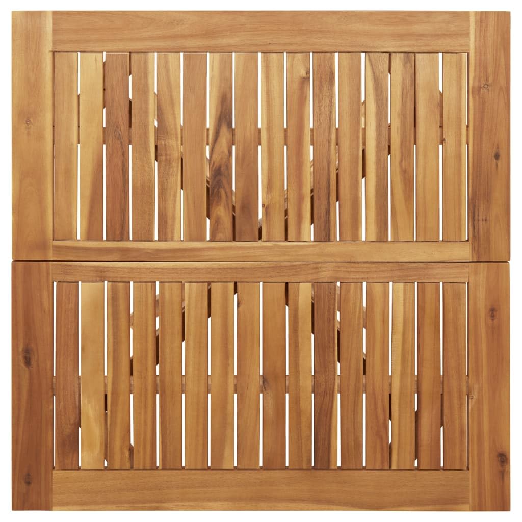 Tavolo da Giardino 85x85x75cm Legno Massello di Acacia | Mobile da pranzo a doghe per esterni, ideale per arredare il balcone, il terrazzo o la veranda di casa.