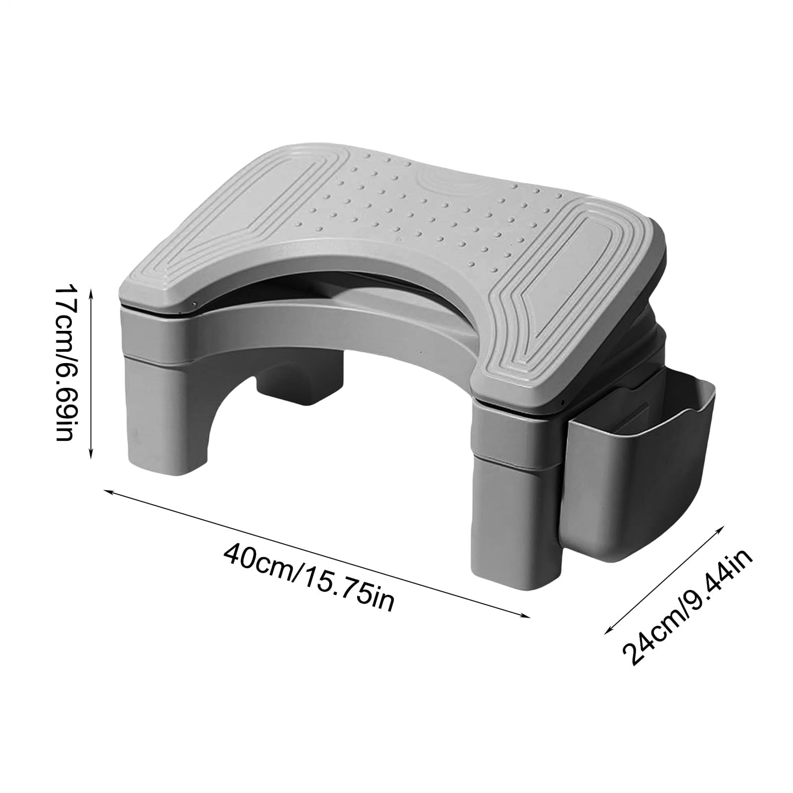 Sgabello portatile per rifiuti di cani per WC, sgabello da bagno con scatola portaoggetti, sgabello essenziale per una facile pulizia e igiene degli animali domestici