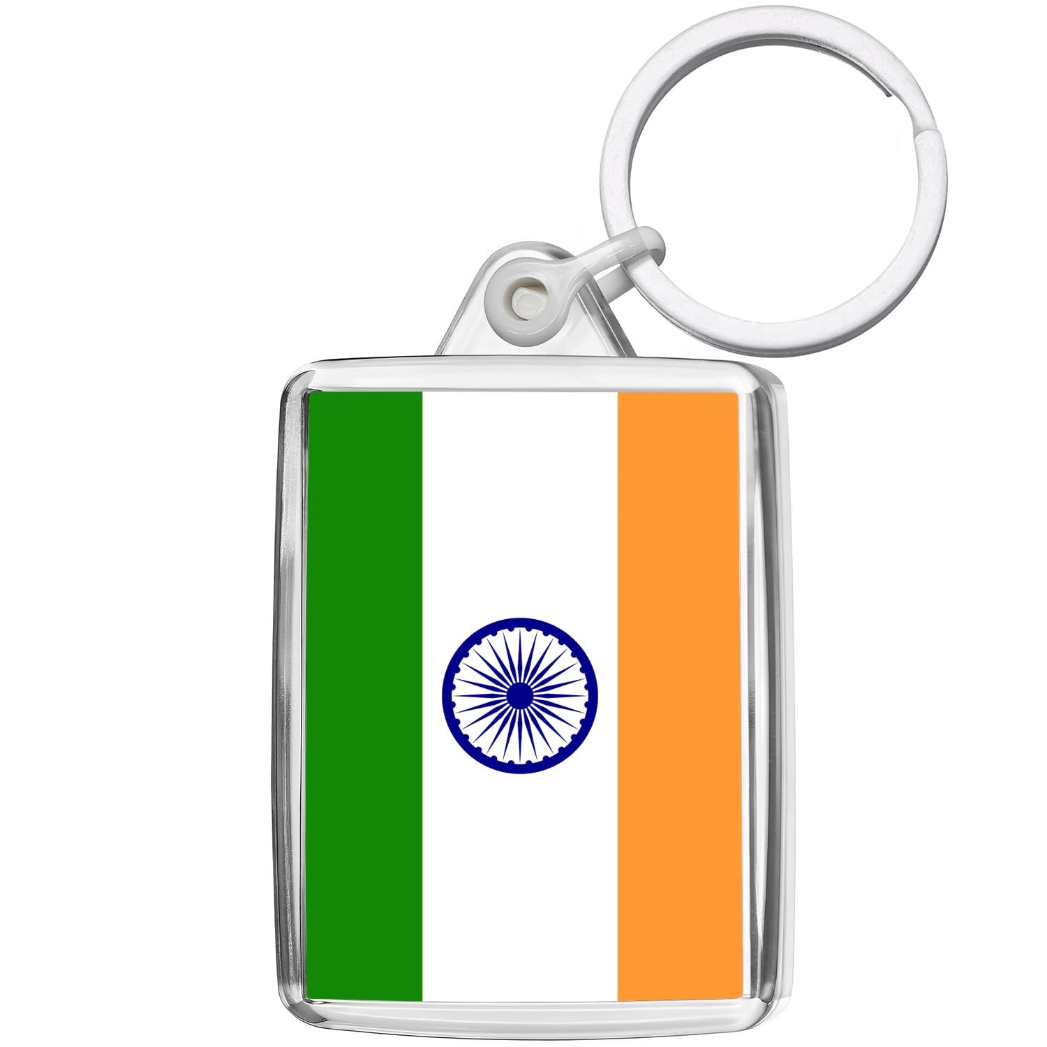 India Flag Keyring Key Fob Country Keychain Keepsake Indian Souvenir Gift