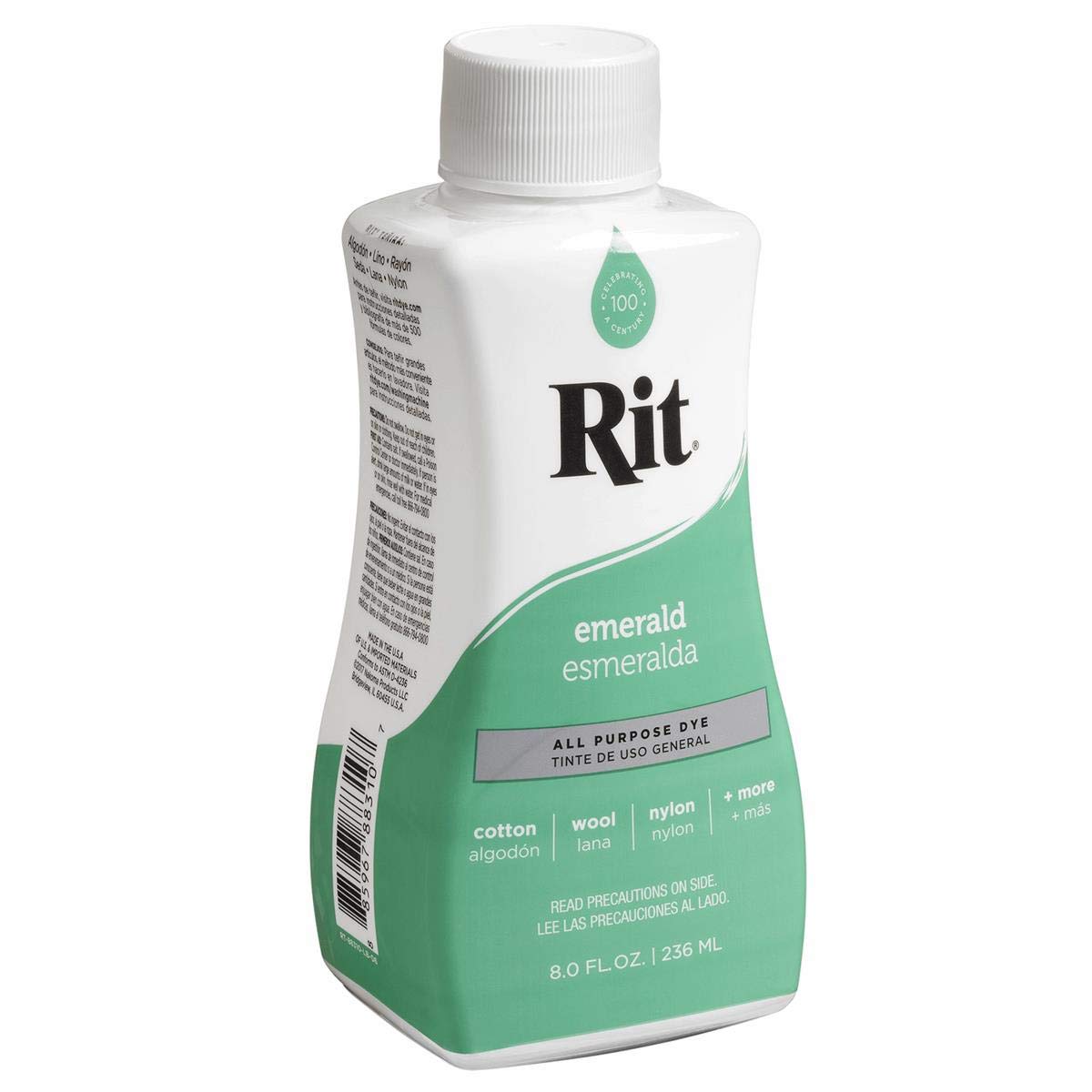 Rit All Purpose Fabric LIQUID Dye - EMERALD