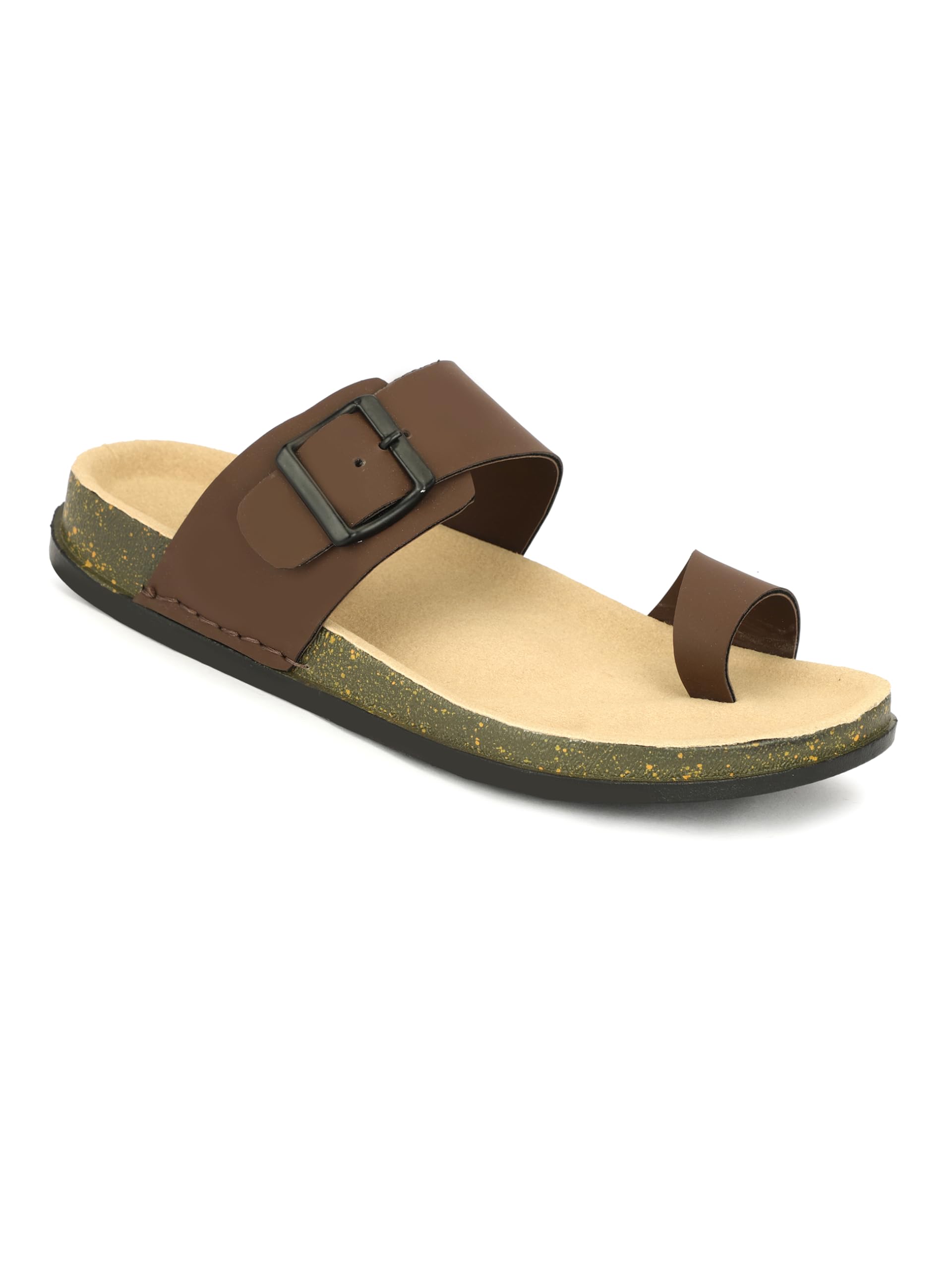 Men Thumb Style Slippers | Ethnic Slip-On Sandals | Traditional Footwear | Comfortable Rubber Sole Chappals | Casual Slippers for Men-picture-37