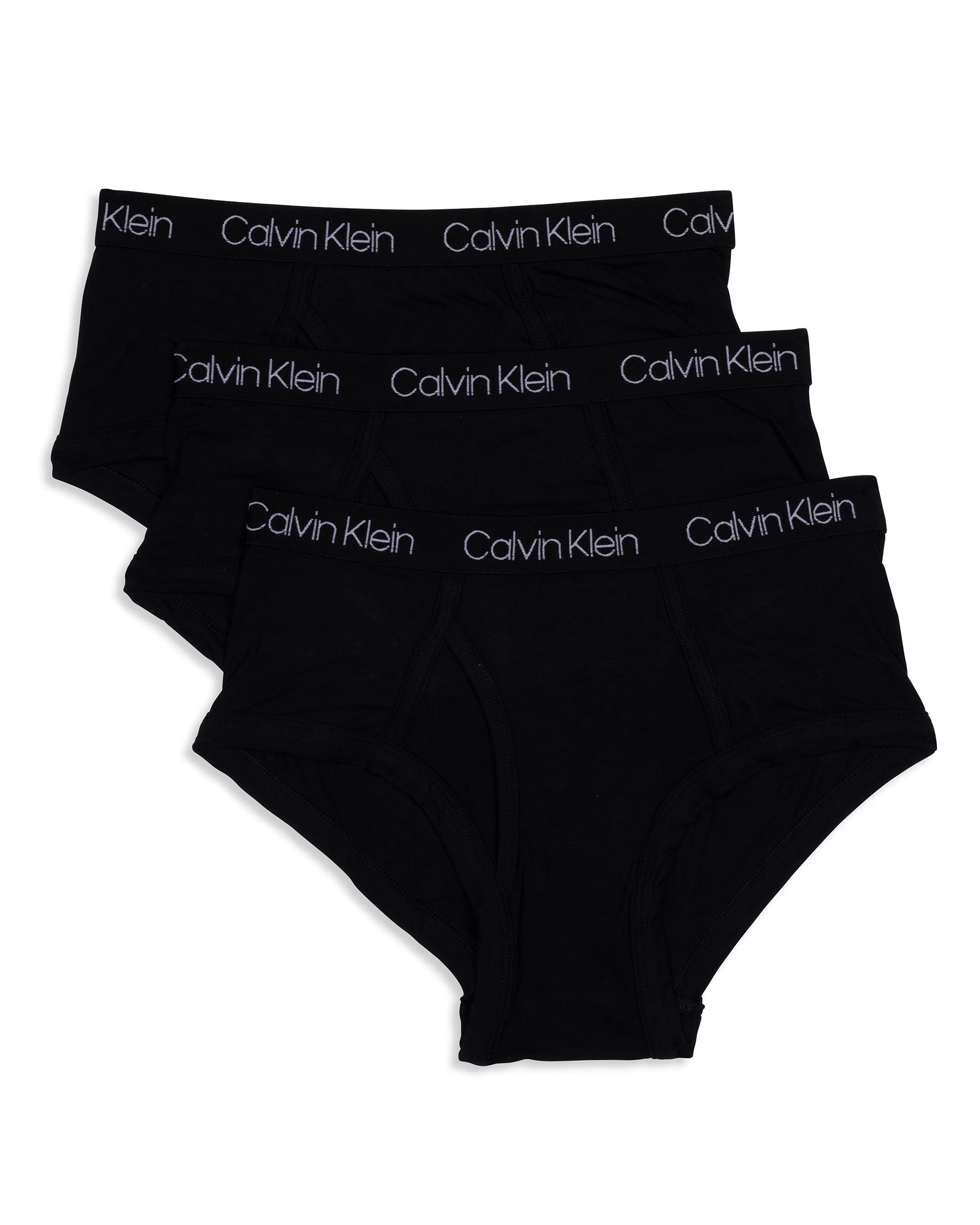Calvin Klein Kids Boys Modern Cotton Brief Underwear 3-Pack