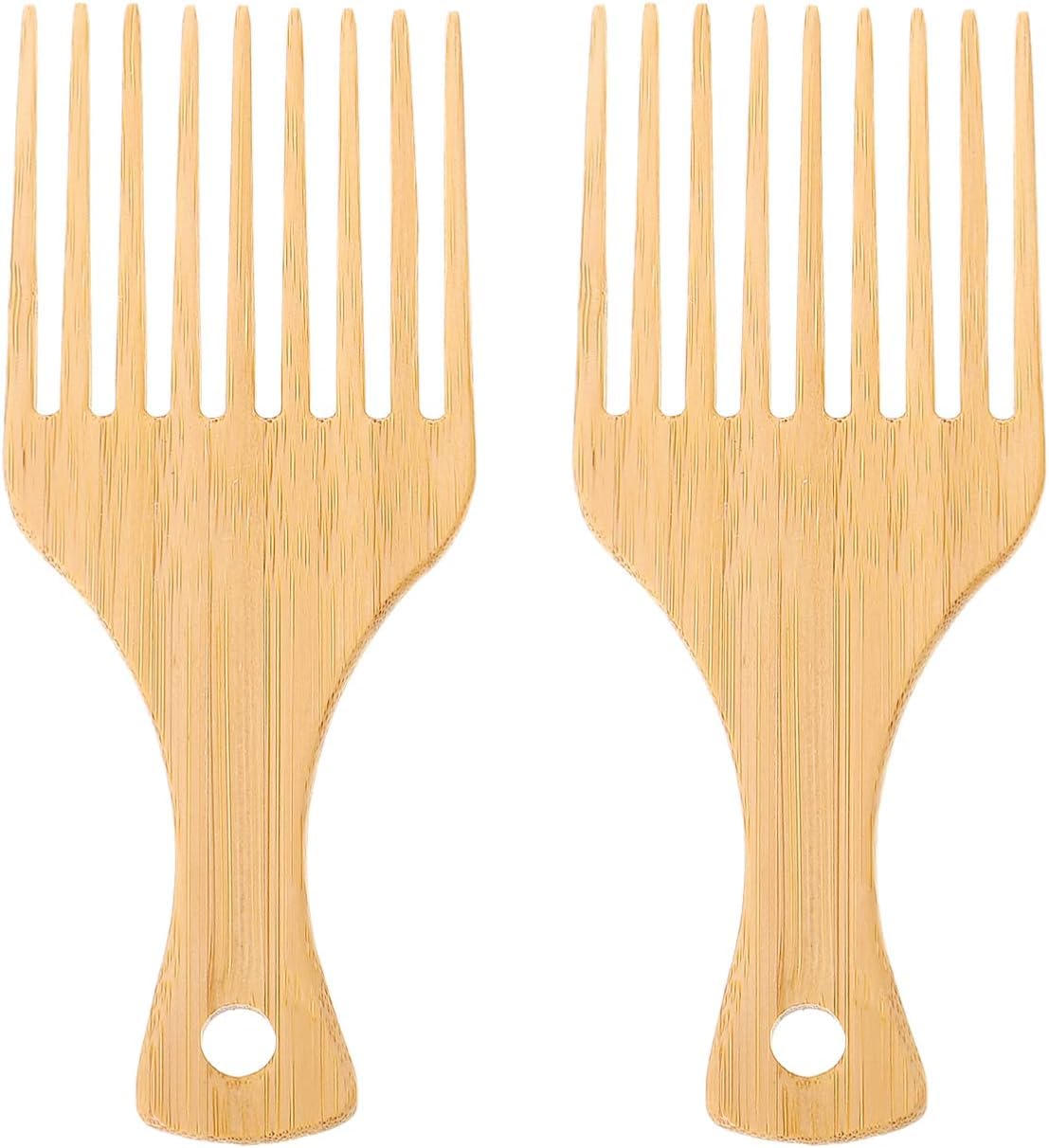 DFrywdgSEY Sandalwood Wooden Comb Wooden Afro Pick Comb 2pcs Wooden Comb Afro Pick Hair Lift Combs