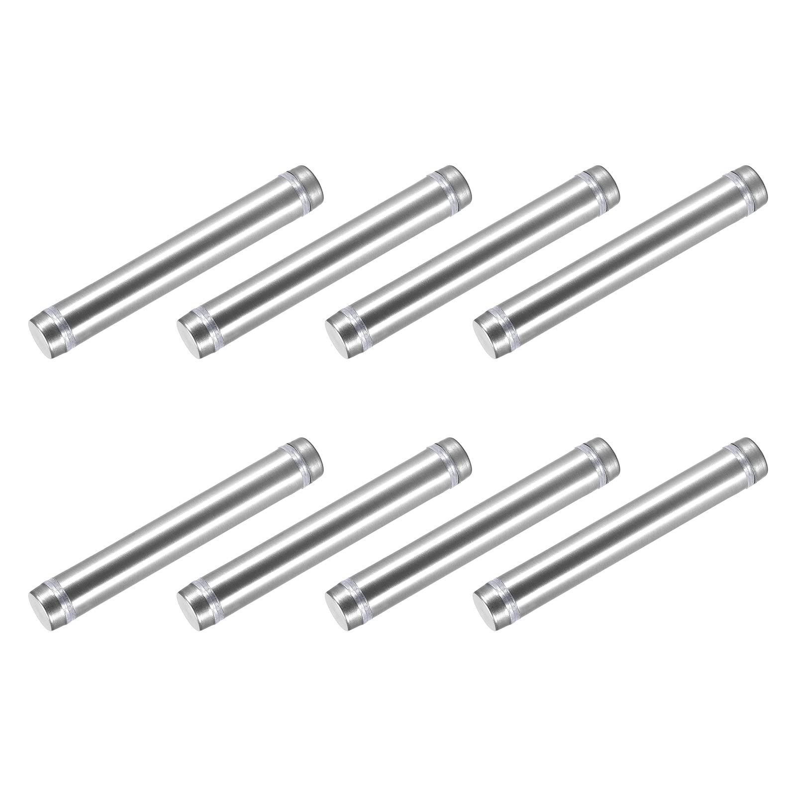 METALLIXITY Double Head Standoff Screws (12x84mm) 8pcs, Stainless Steel Advertising Screws Glass Acrylic Nail - for Glass Acrylic Display Bracket-image-45