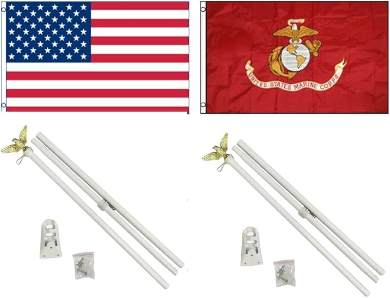 marine flag pole kit