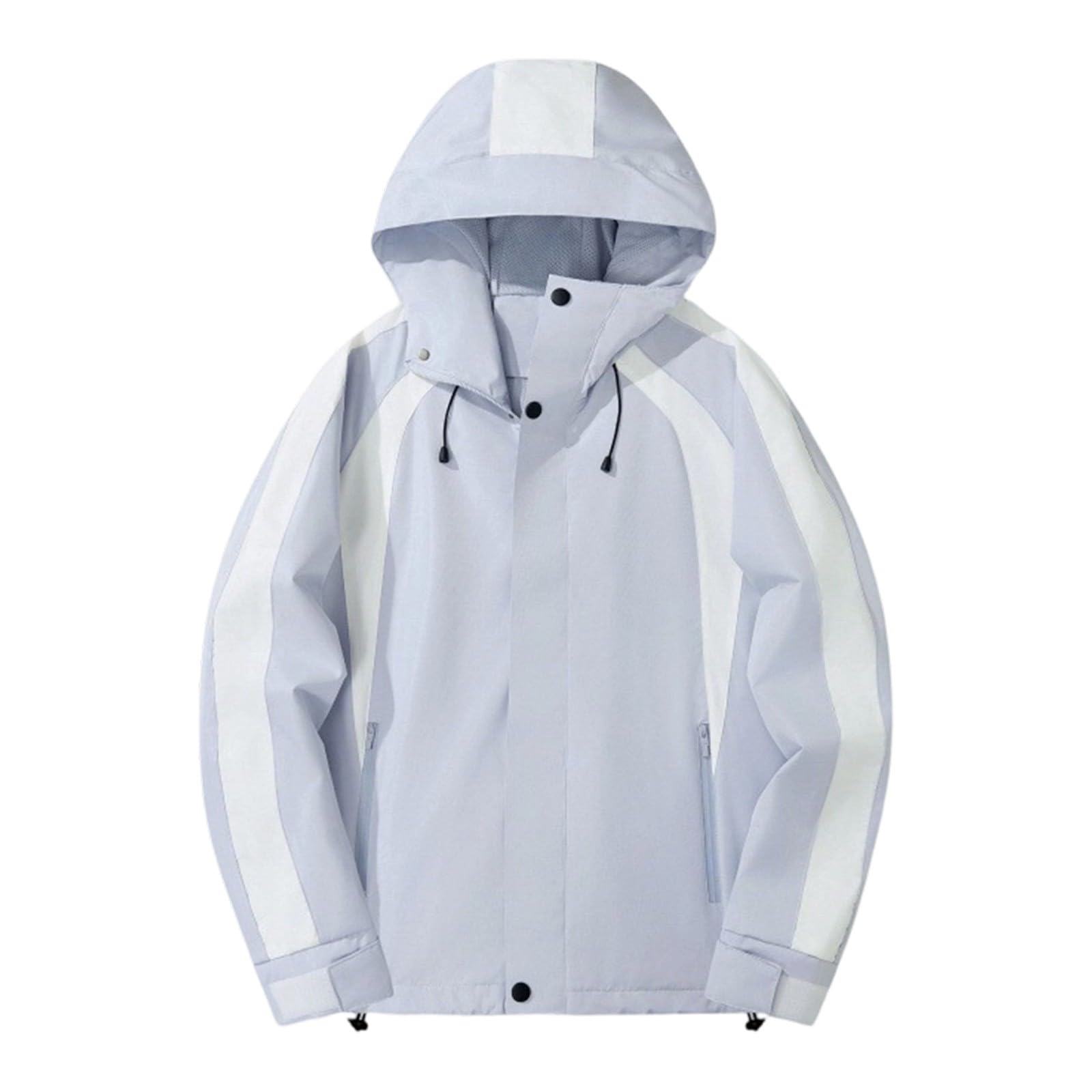 Chaqueta impermeable transpirable y cortavientos con ajuste holgado casual 8