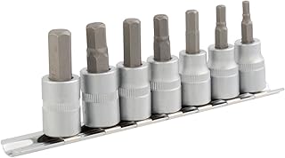 STEELMAN 95831 7-Piece 3/8-Inch Drive Hex Socket Set (Metric)