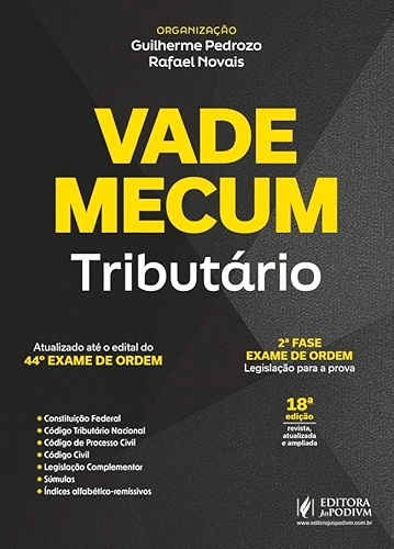 Vade Mecum Tributario 44 Exame De Ordem - 18 Edição 2025 Juspodivm