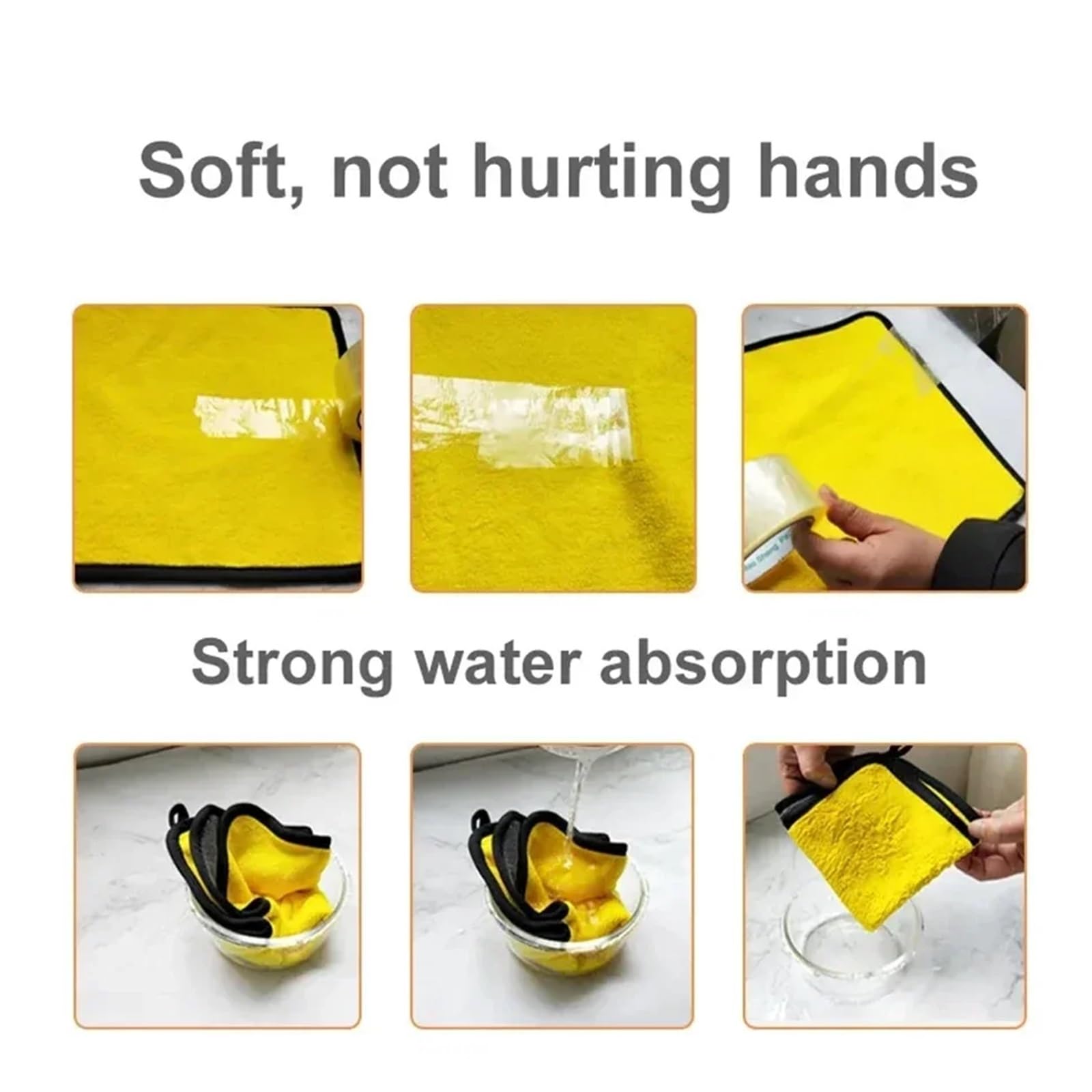 30er-Pack Auto-Reinigungstücher, professionelle Reinigung, Auto-Wischtücher, Mikrofasertücher, Autowaschtücher, Zubehör für Autopflege(30X30CM)