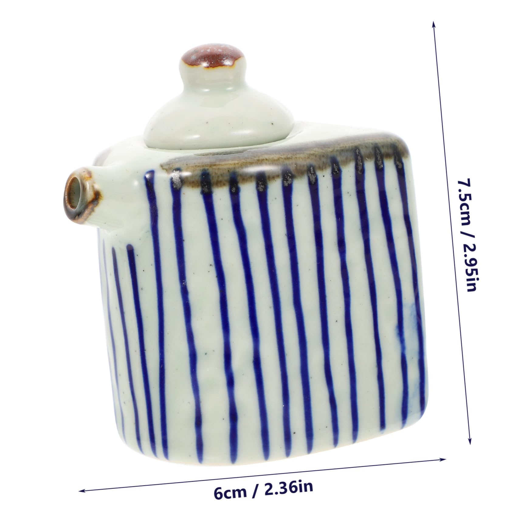 KICHOUSE Japanese Soy Sauce Dispenser Stylish Vinegar Bottle for Oils and Dressings Easy to Clean Condiment Jar Kitchen Tool for Effortless Cooking