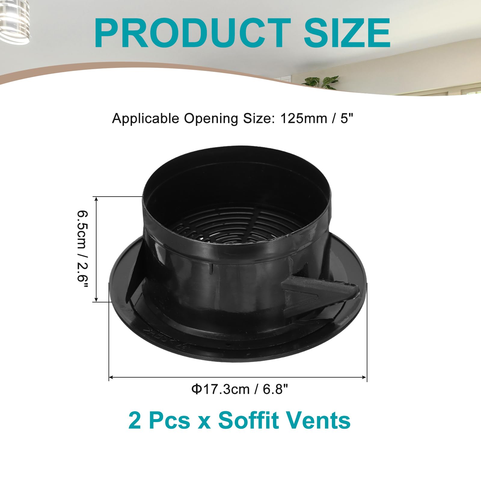 PATIKIL 5 Inch Round Air Vent Cover - Image 2