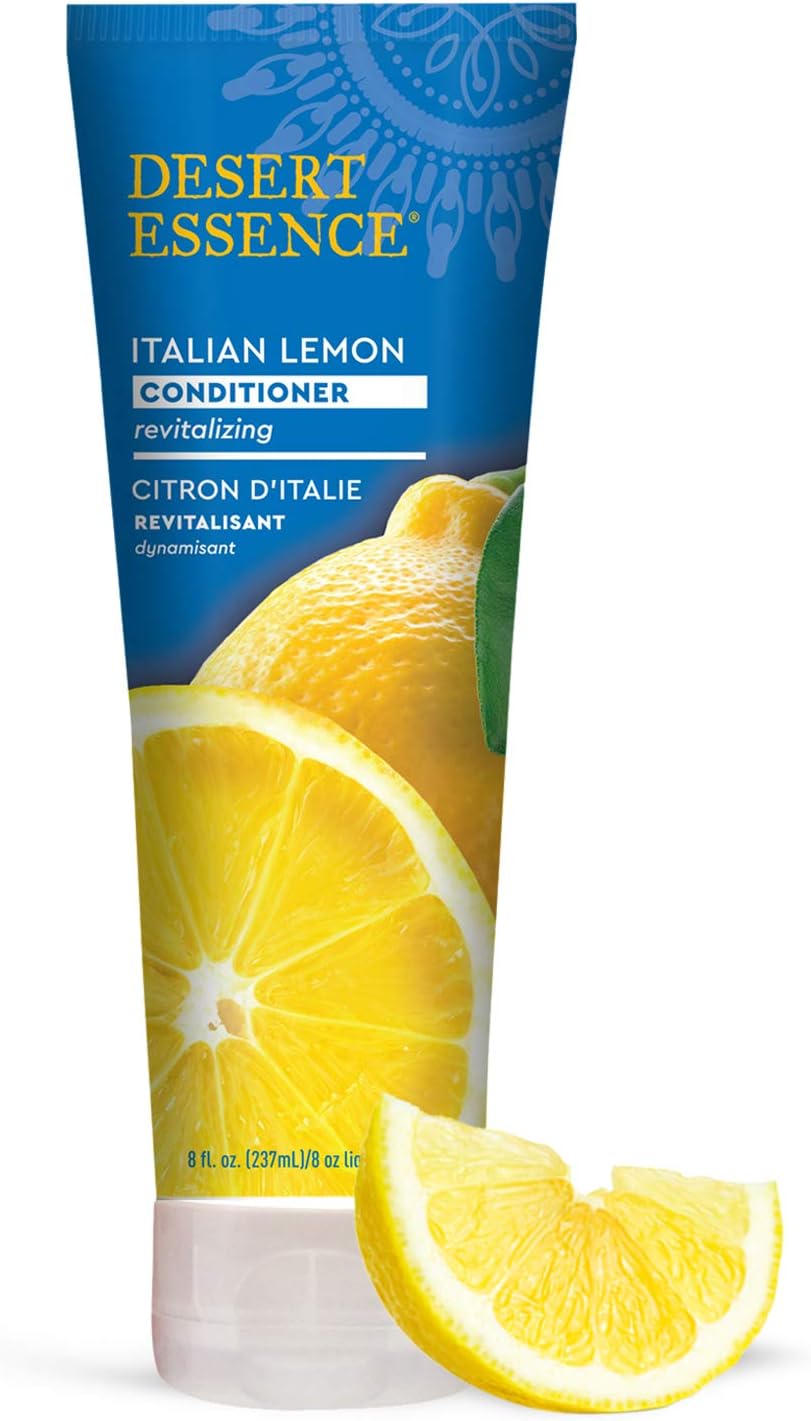 Italian Lemon Conditioner, Revitalizing, 8 fl oz (237 ml) - Desert Essence