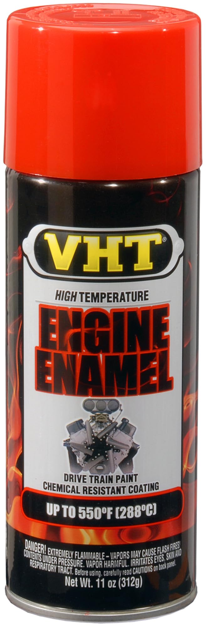 VHT Engine Enamel, Gloss, Chevy Orange-Red, 11 oz