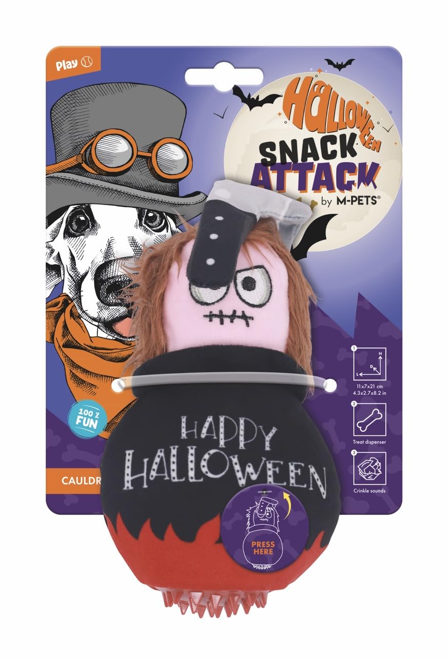 M-PETS HALLOWEEN CAULDRON SNACK ATTACK KÖPEK OYUNCAĞI