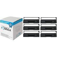 Compatible Replacement for NCR 5100 Workstation/7445 K-520-V001 Purple P.O.S. Printer Ribbons 6/PK 9410-0164