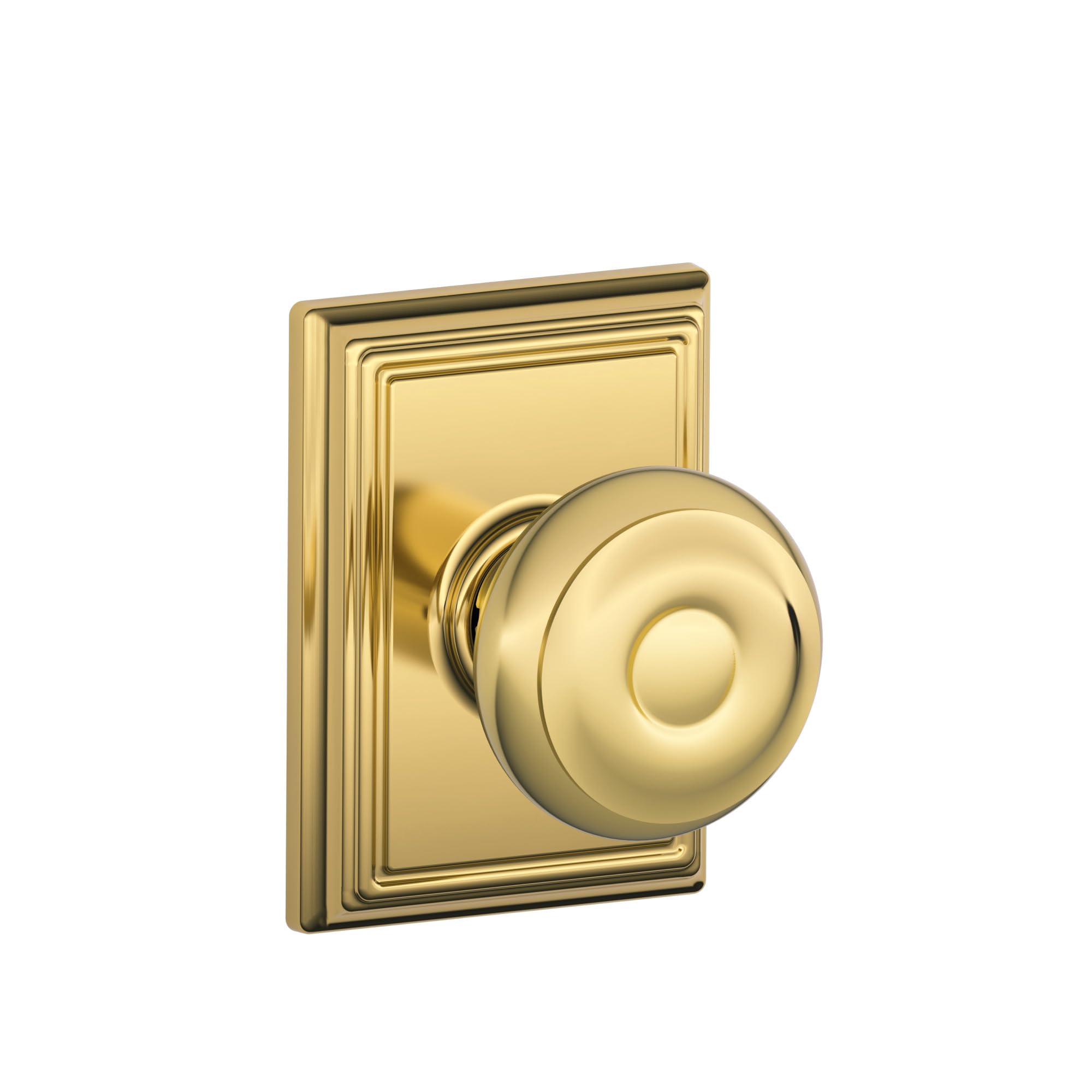 Aged Bronze Schlage Door Knob - Georgian Style -14