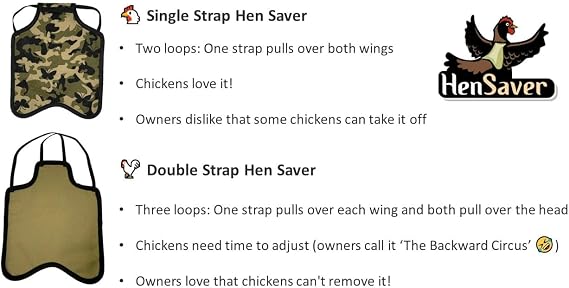 Single Strap Chicken Apron/Saddle, X-Large, Black