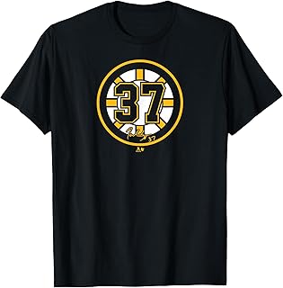 Patrice Bergeron: 37 - Boston Hockey T-Shirt