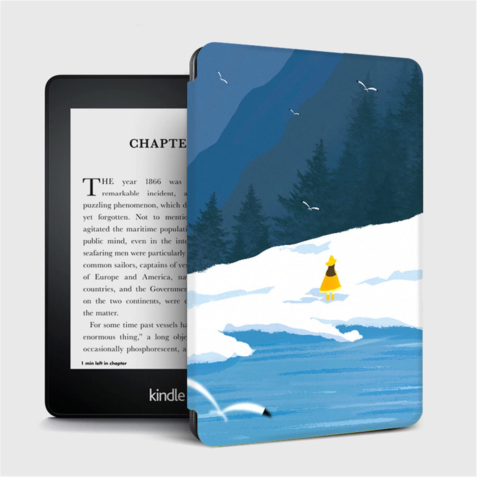 CCOO Case for Kindle Paperwhite (5th/6th/7th Gen, 6 inch - Model No.DP75SDI or EY21), Premium Silica Gel Slim Cover,