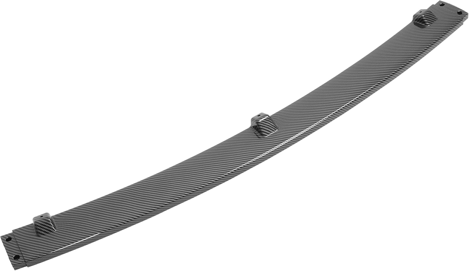 HECASA Front Bumper Lip Spoiler Compatible with 2018-2024 Infiniti Q50 Luxe/Base Models JDM Style, PP Plastic 3PC Style Under Chin Splitter Bumper Valance Diffuser Air Dams - Carbon Fiber Color