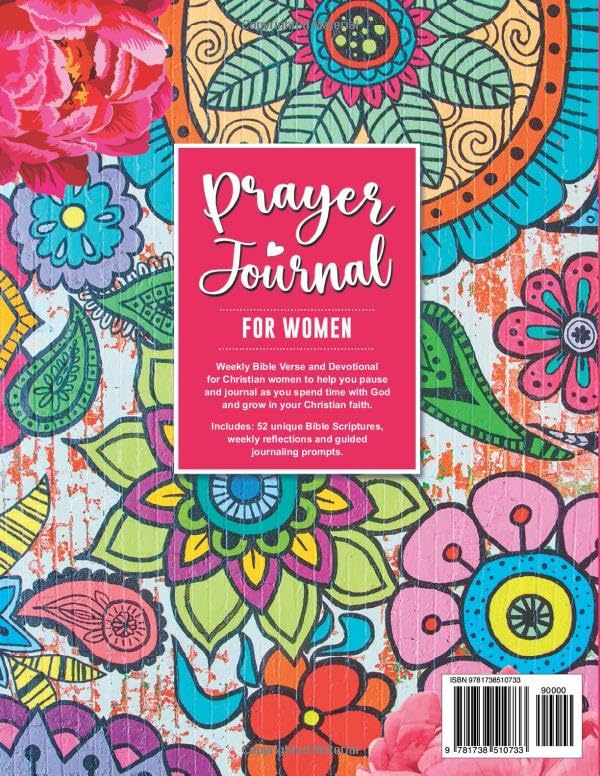 Prayer Journal for Women: 52 Week Guided Prayer Devotional with Scripture Verses, Reflections and Prompts - Image 2