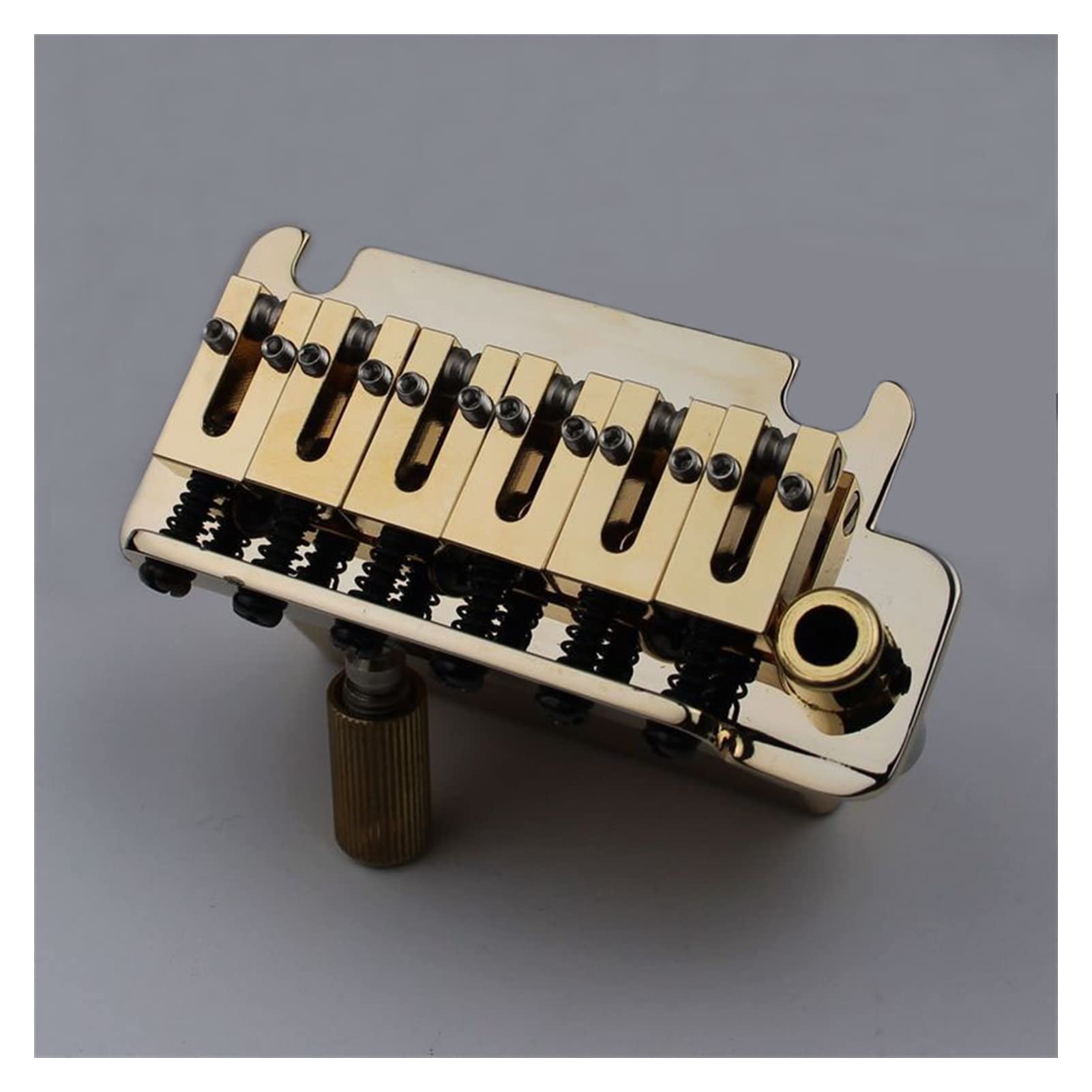 Parti di ricambio chitarra 1 set per chitarra elettrica ponte tremolo sistema tremolo sella in ottone e base e molla in ottone