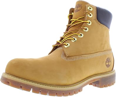 Timberland Mens Premium 6" Warm Line Nubuck Boot, Wheat Nubuck, 24.5