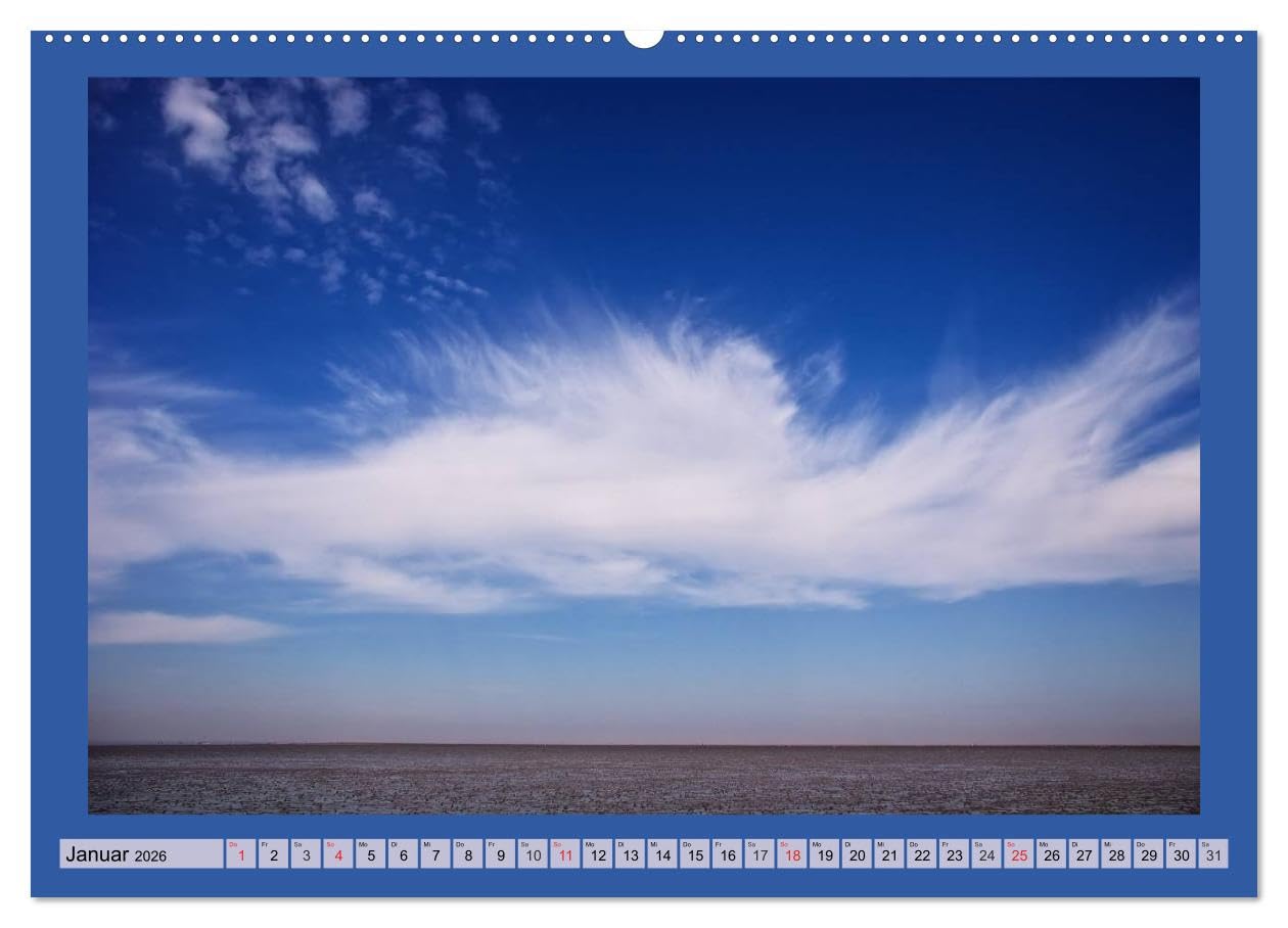 Büsum an der Nordsee (Wandkalender 2026 DIN A2 quer), CALVENDO Monatskalender: Fotografische Impressionen eines Sommers in Büsum. (CALVENDO Orte)