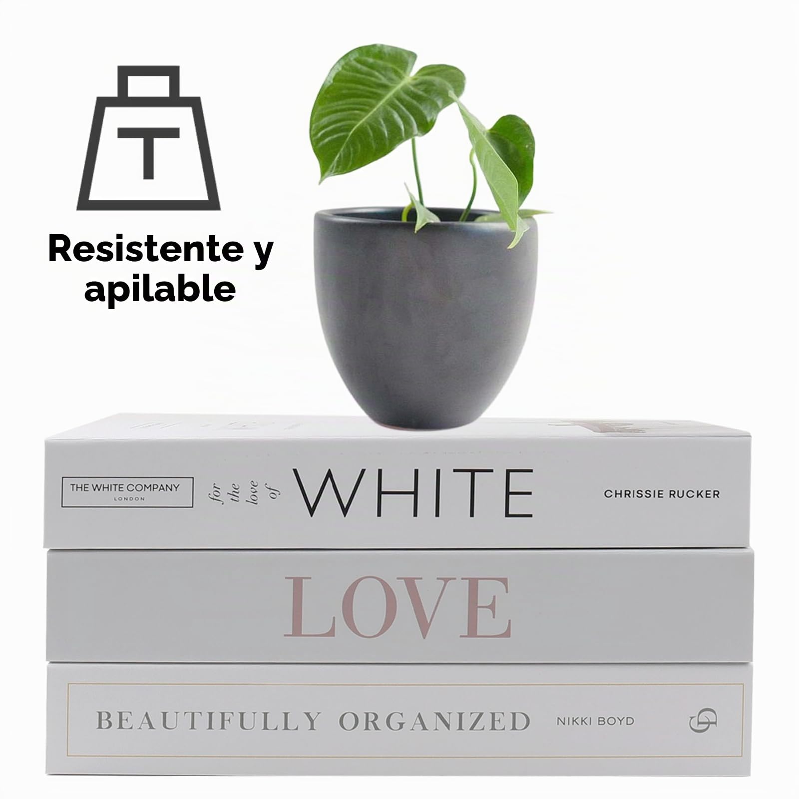 Juego de 3 Libros Decorativos Plegables, Libros Falsos para Decoración de Interiores Modernos, Decorativos para Hogar, Estanterías, Mesa de Café, Estantes, Oficina