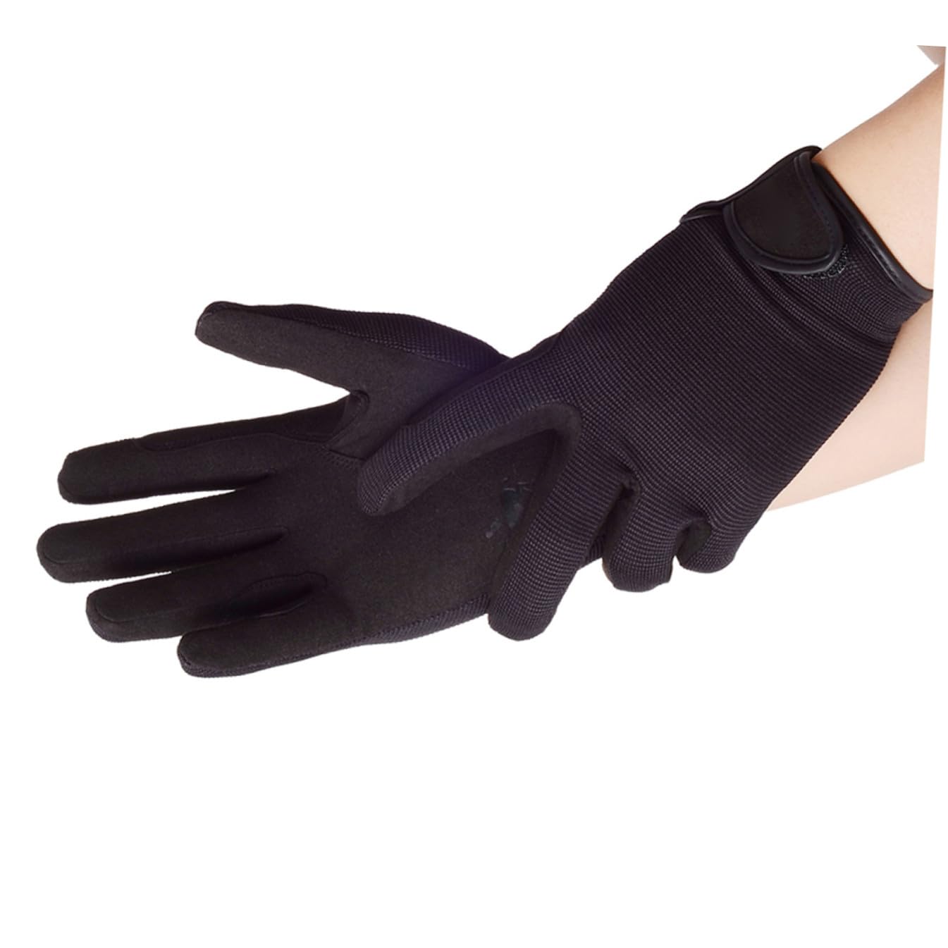 Toddmomy Guanti Da Cavallo Resistenti All'usura Guanti Caldi Uomini Guanti Da Equitazione Addestramento Equestre Guanti Per L'equitazione Black