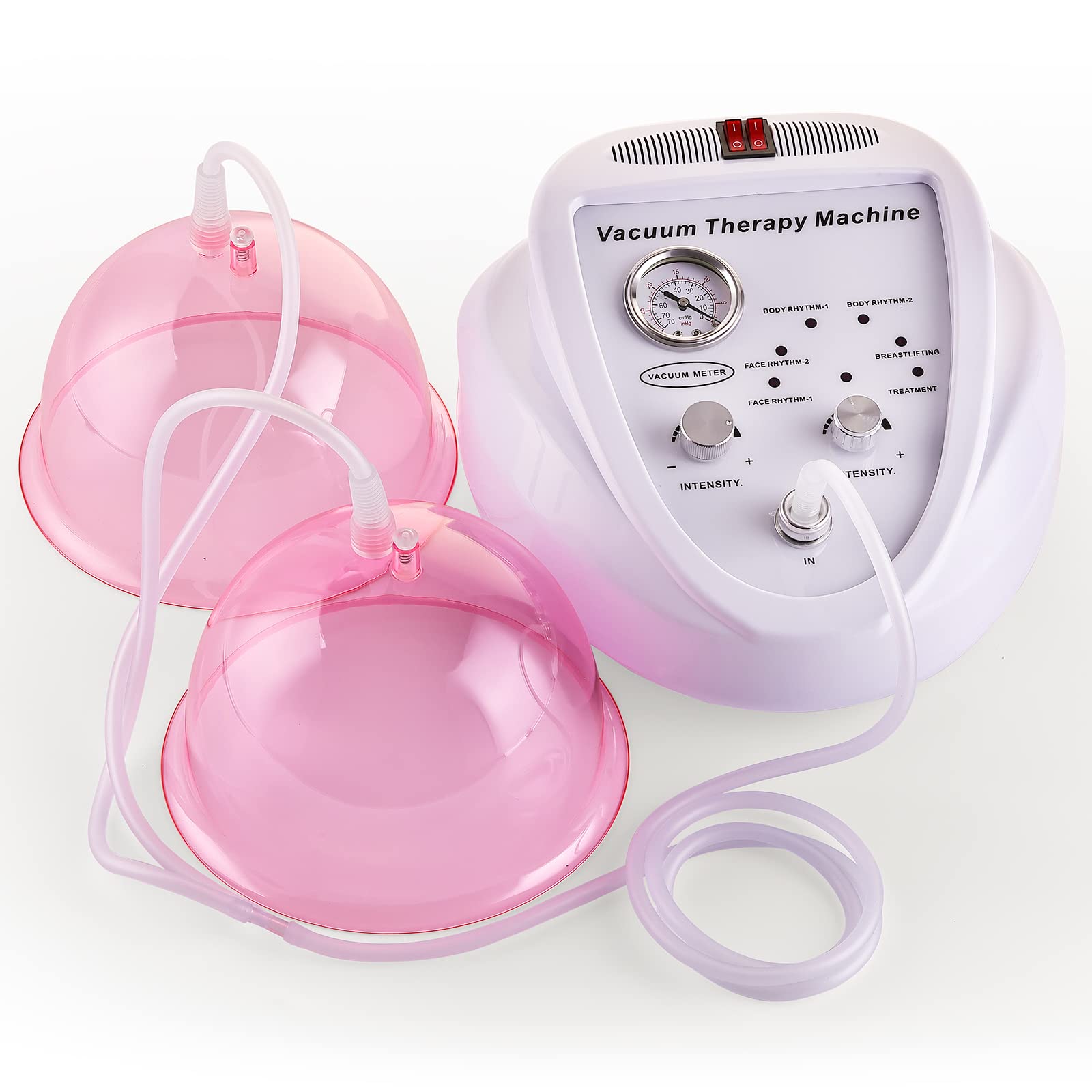 Meifuly Accessori per macchine per terapia sottovuoto, di alta qualità, diametro 21,5 cm, extra large, per sollevamento glutei e coppettazione con tubo tipo Y (1 paio)